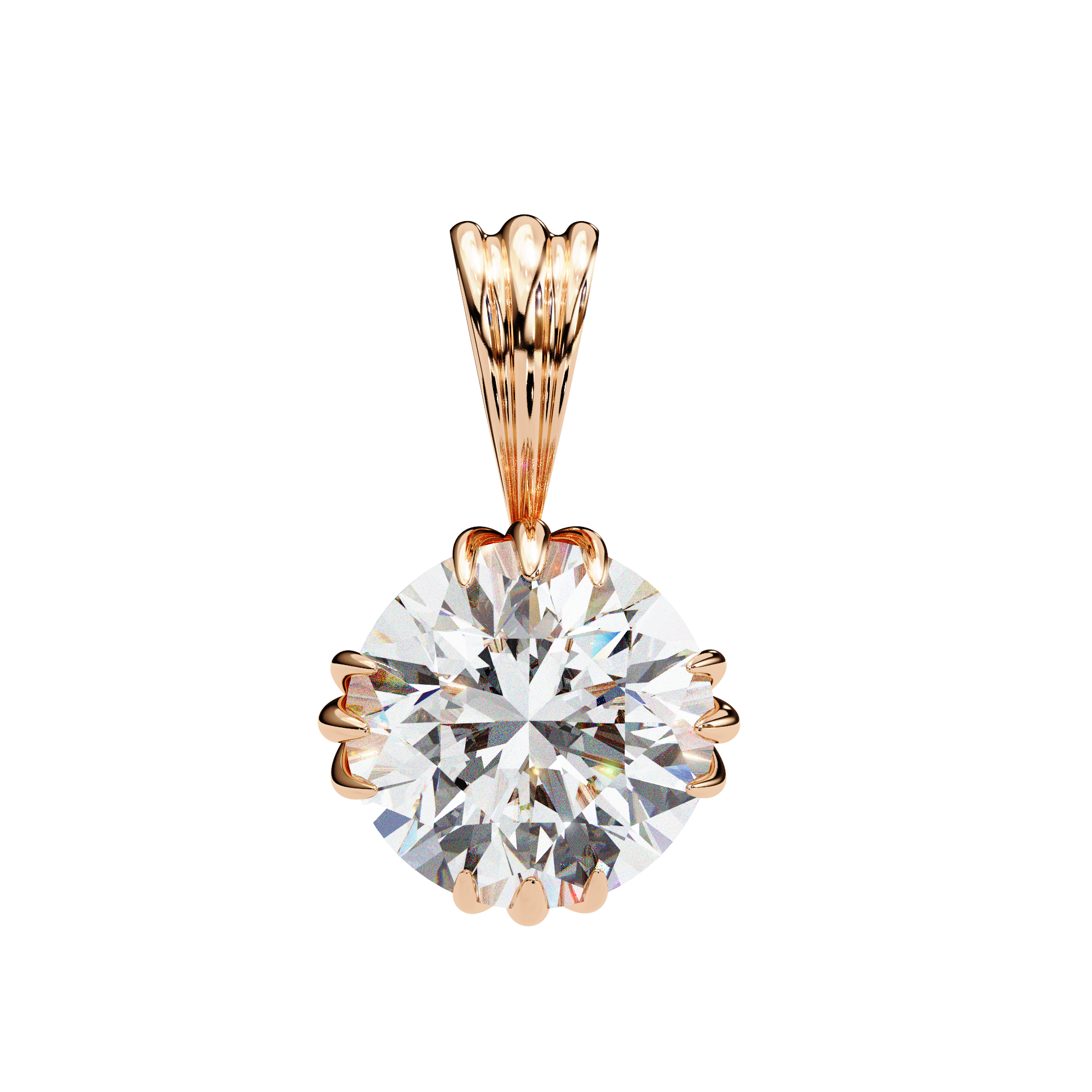 Genevieve Solitaire Pendant
