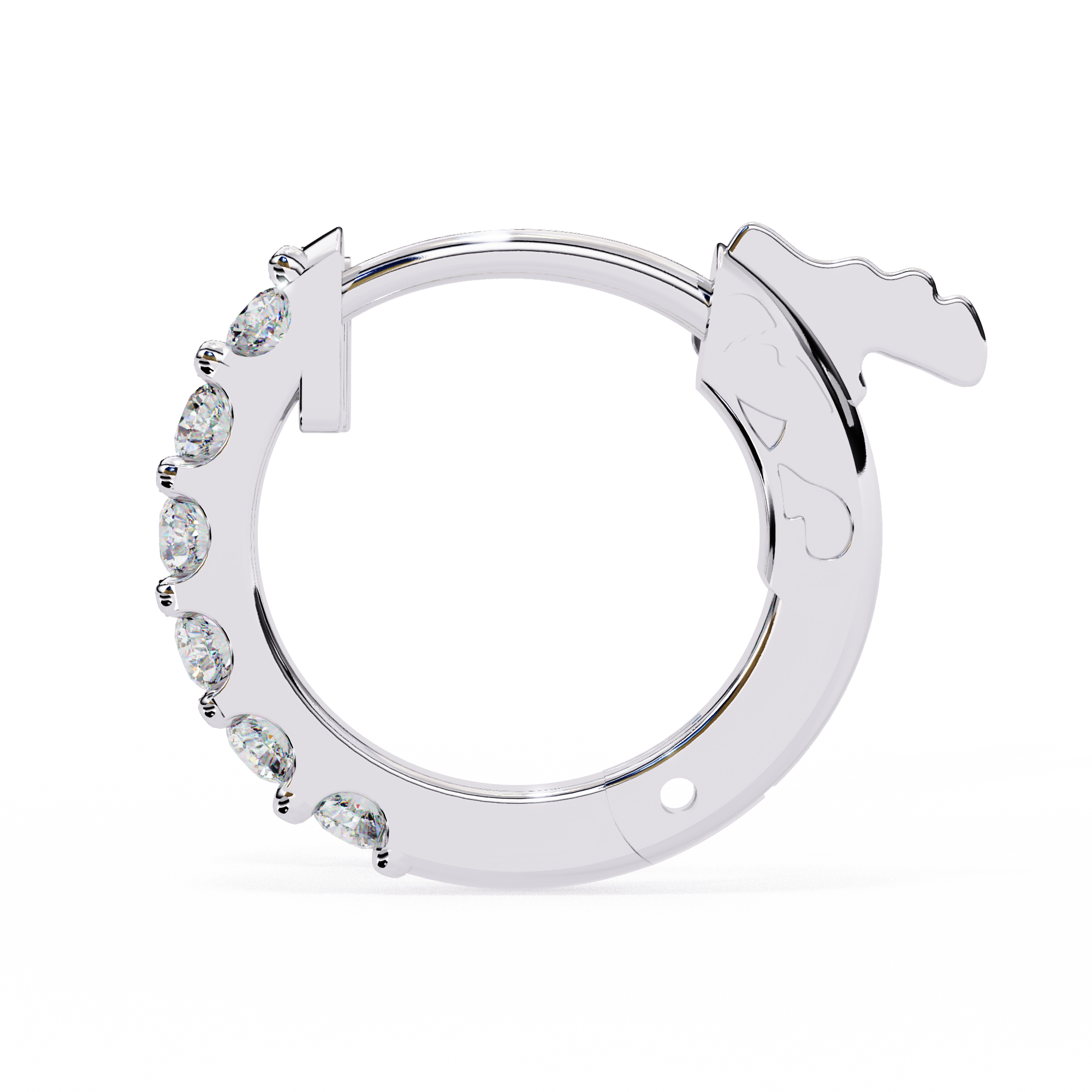 Emerson Diamond Hoop