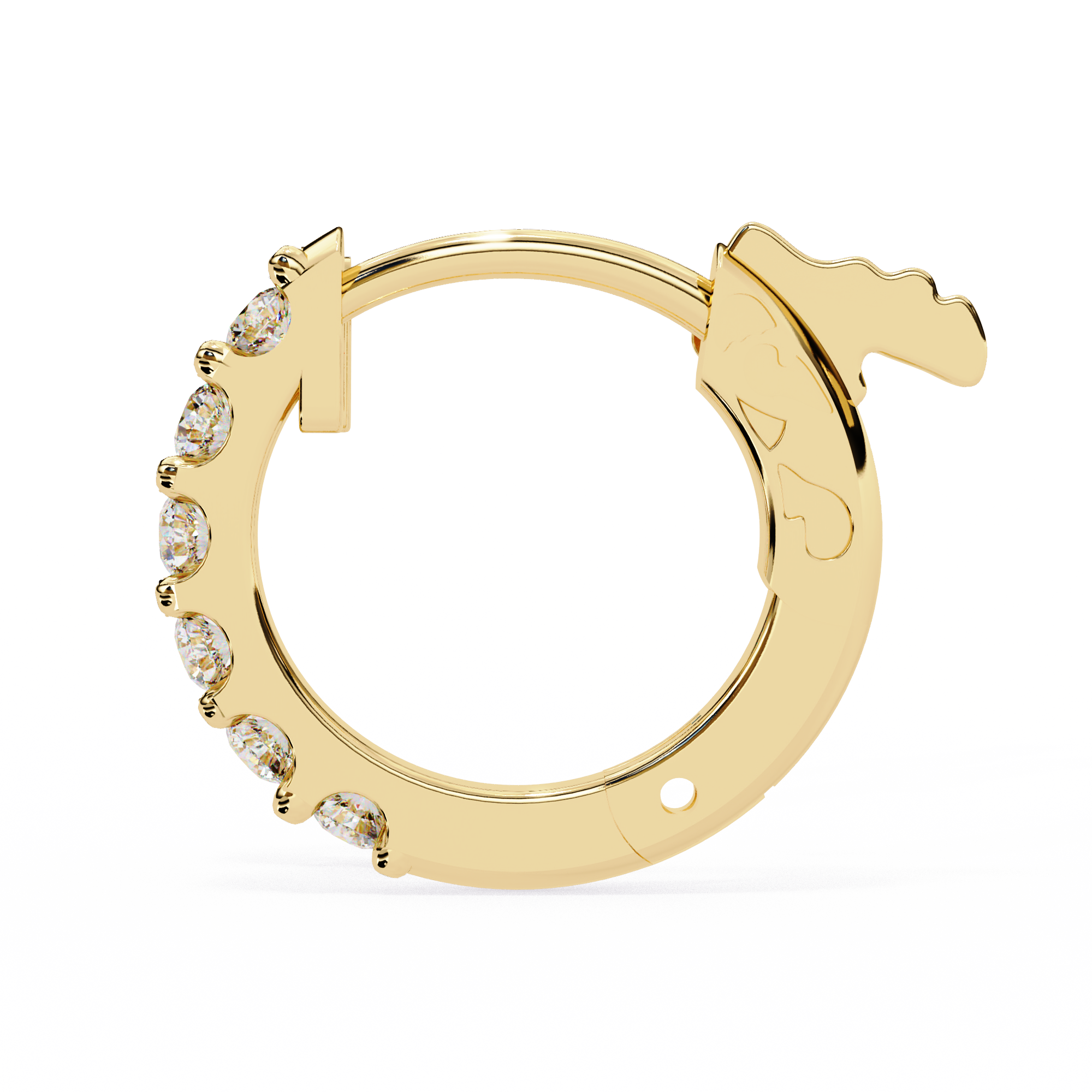 Emerson Diamond Hoop