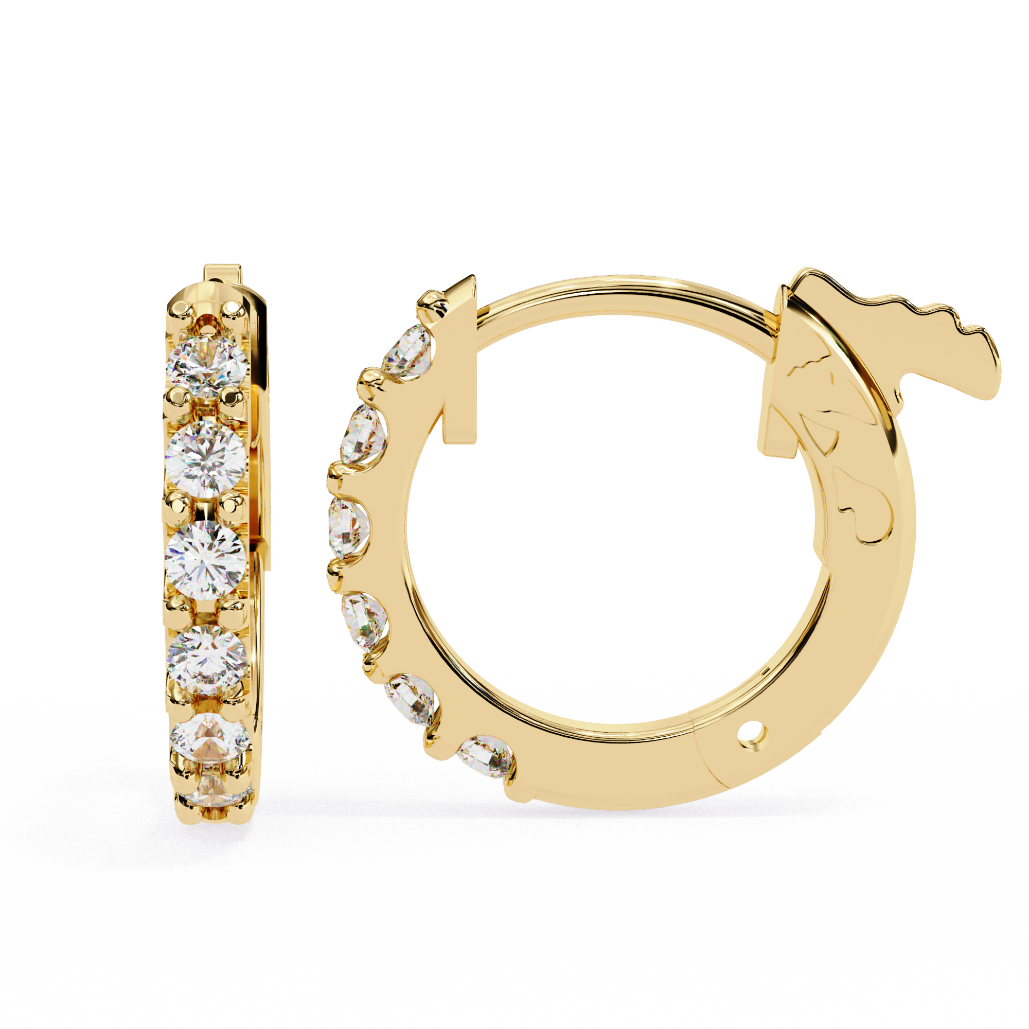 Emerson Diamond Hoop