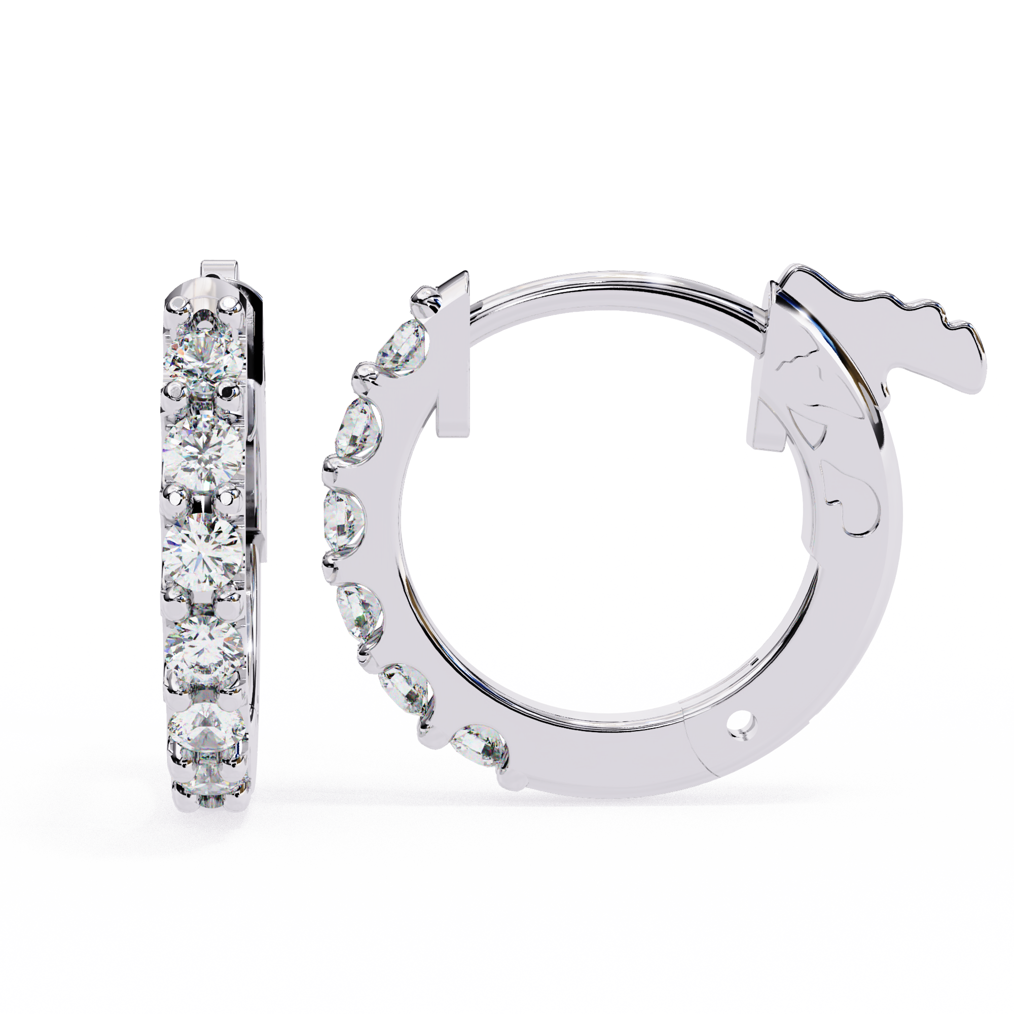 Emerson Diamond Hoop