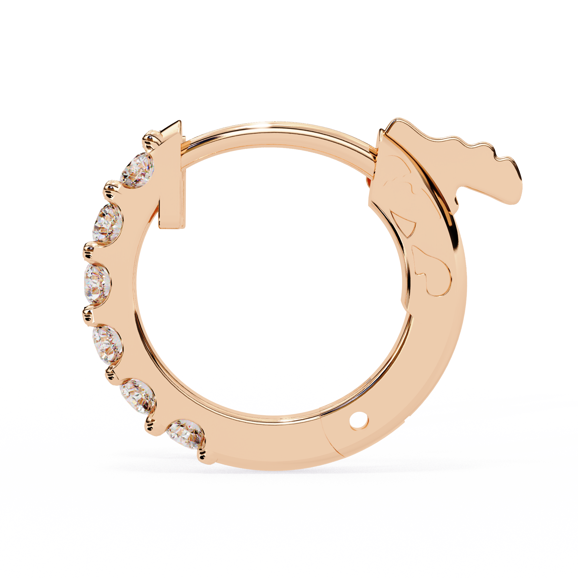 Emerson Diamond Hoop