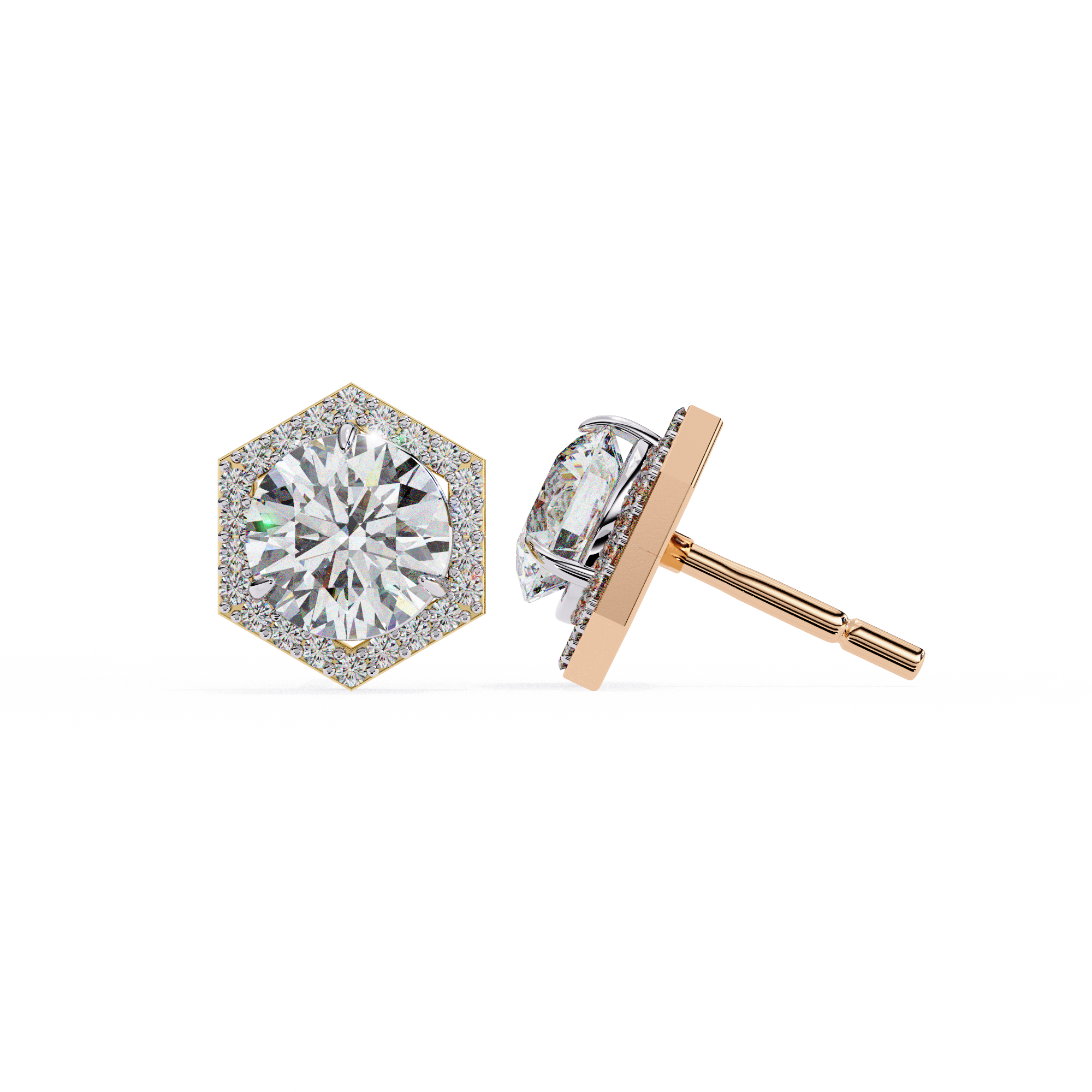 Rachel Solitaire Earring