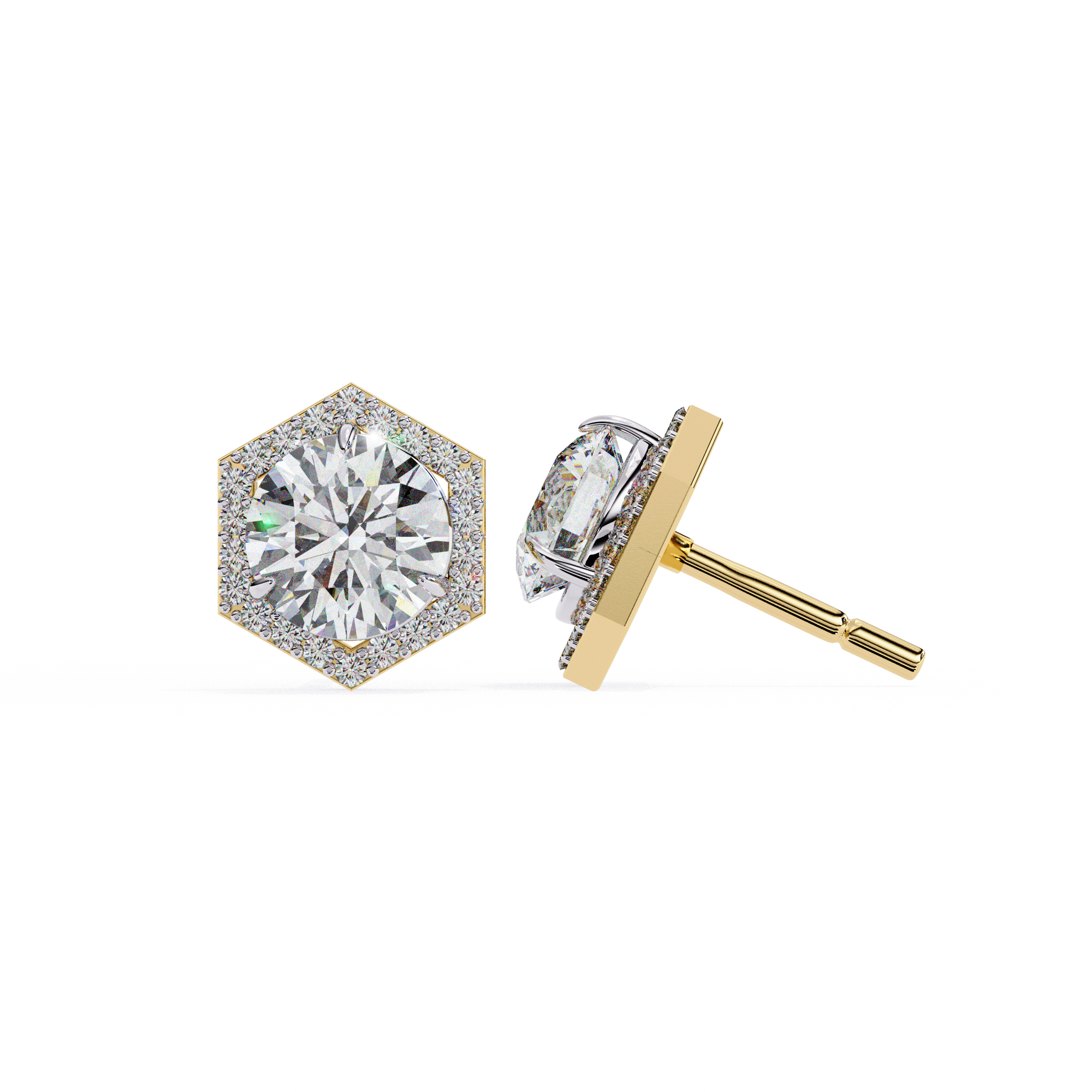 Rachel Solitaire Earring