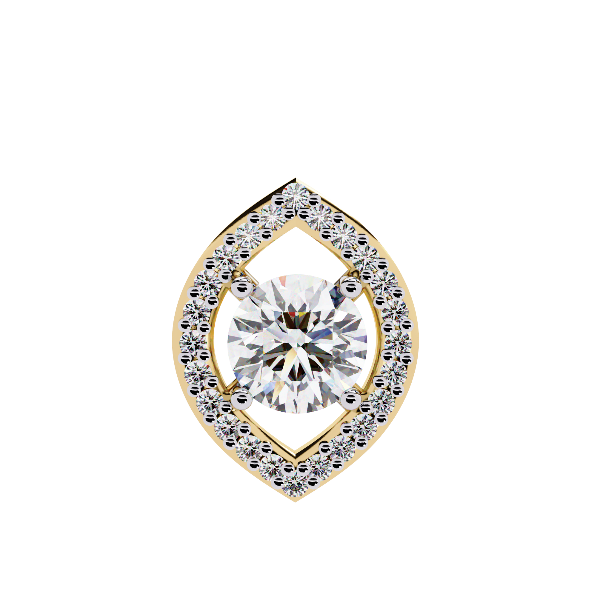 mille Solitaire Pendant