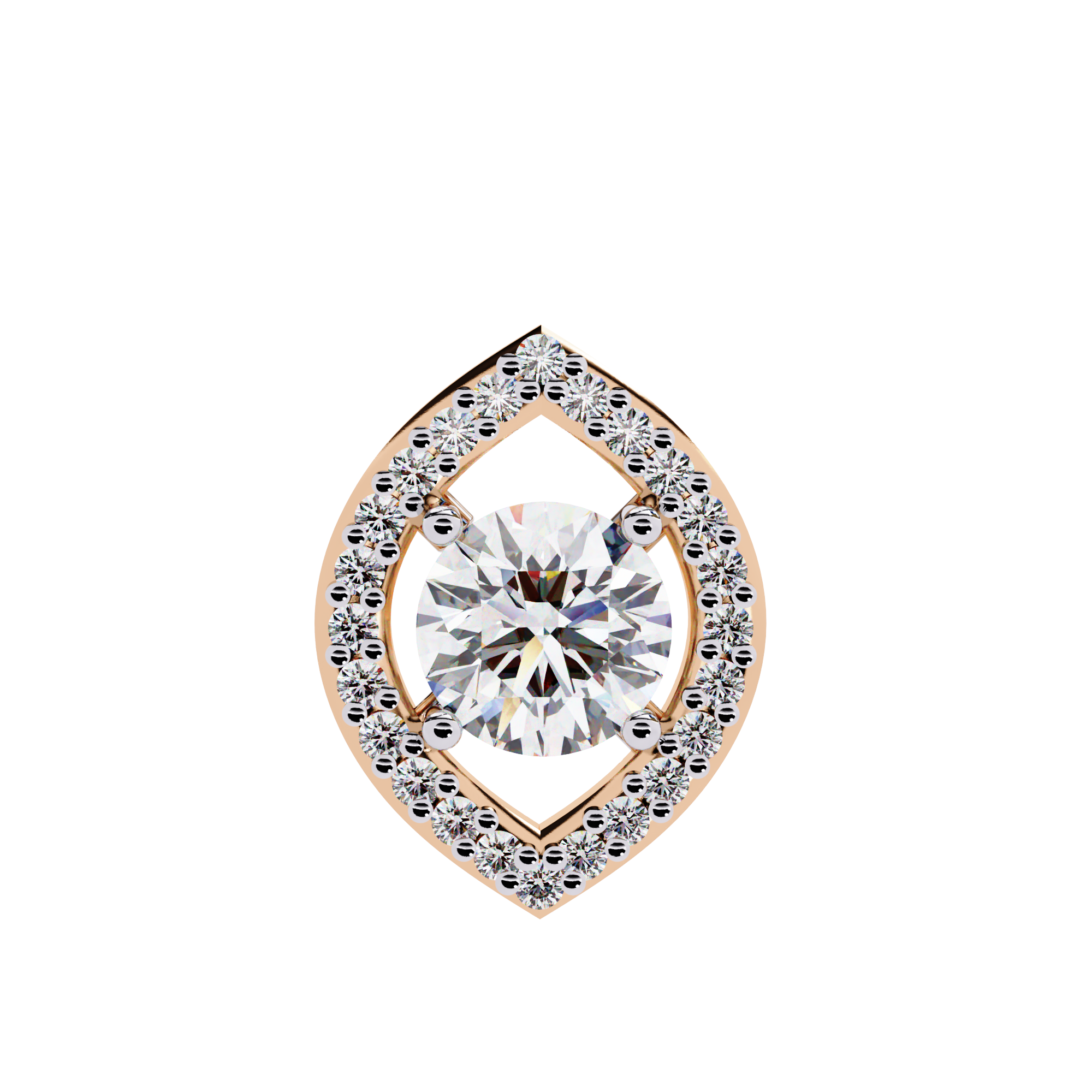 mille Solitaire Pendant