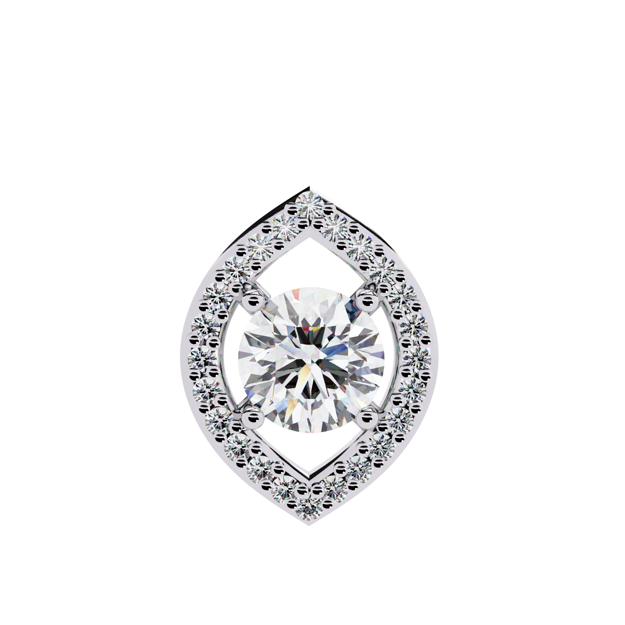 mille Solitaire Pendant