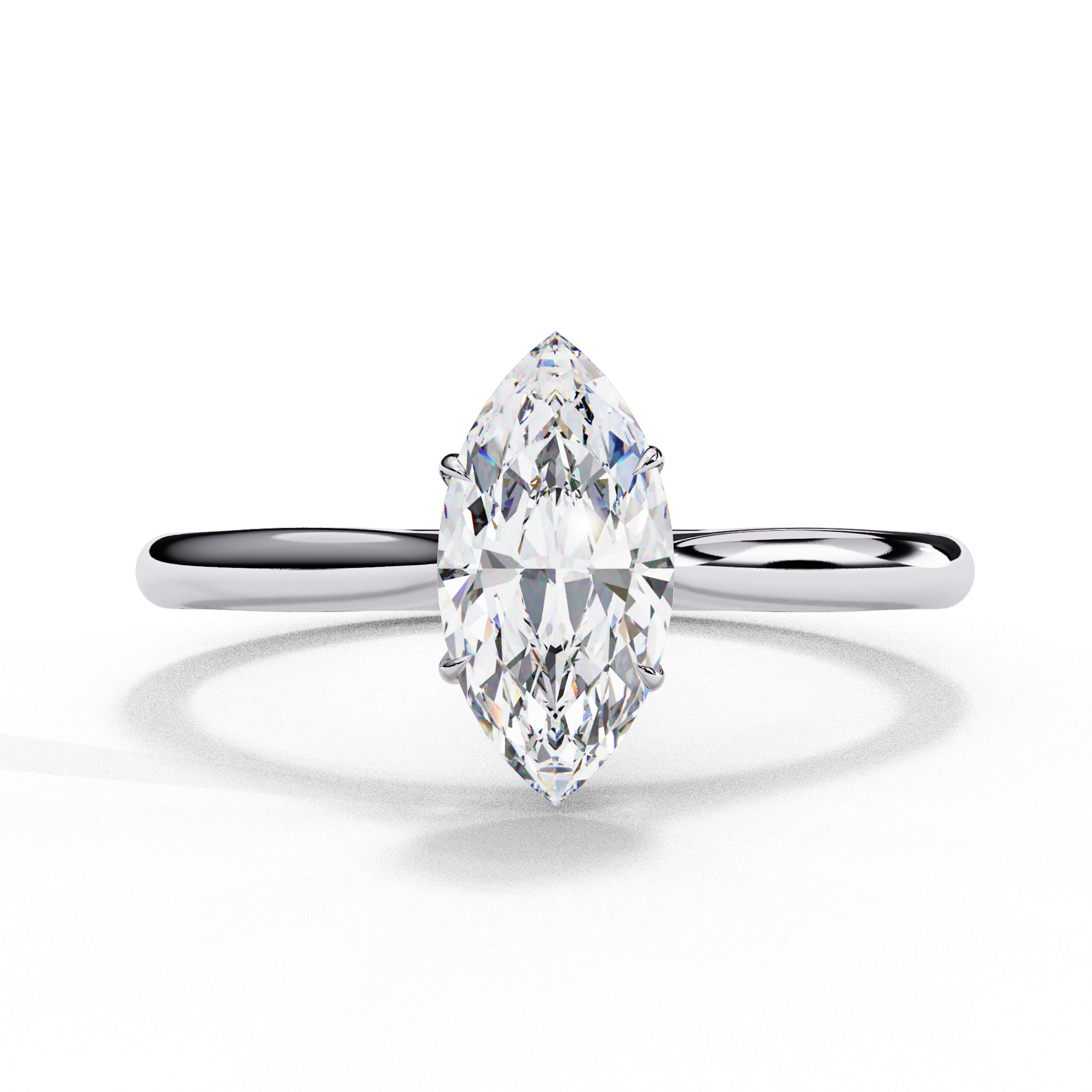 Arista Solitaire Ring