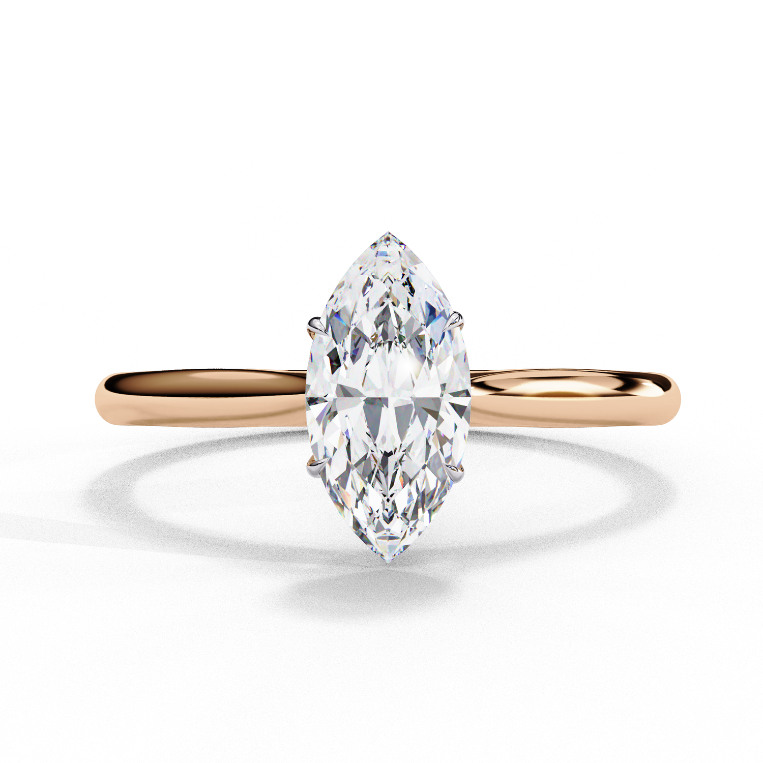 Arista Solitaire Ring
