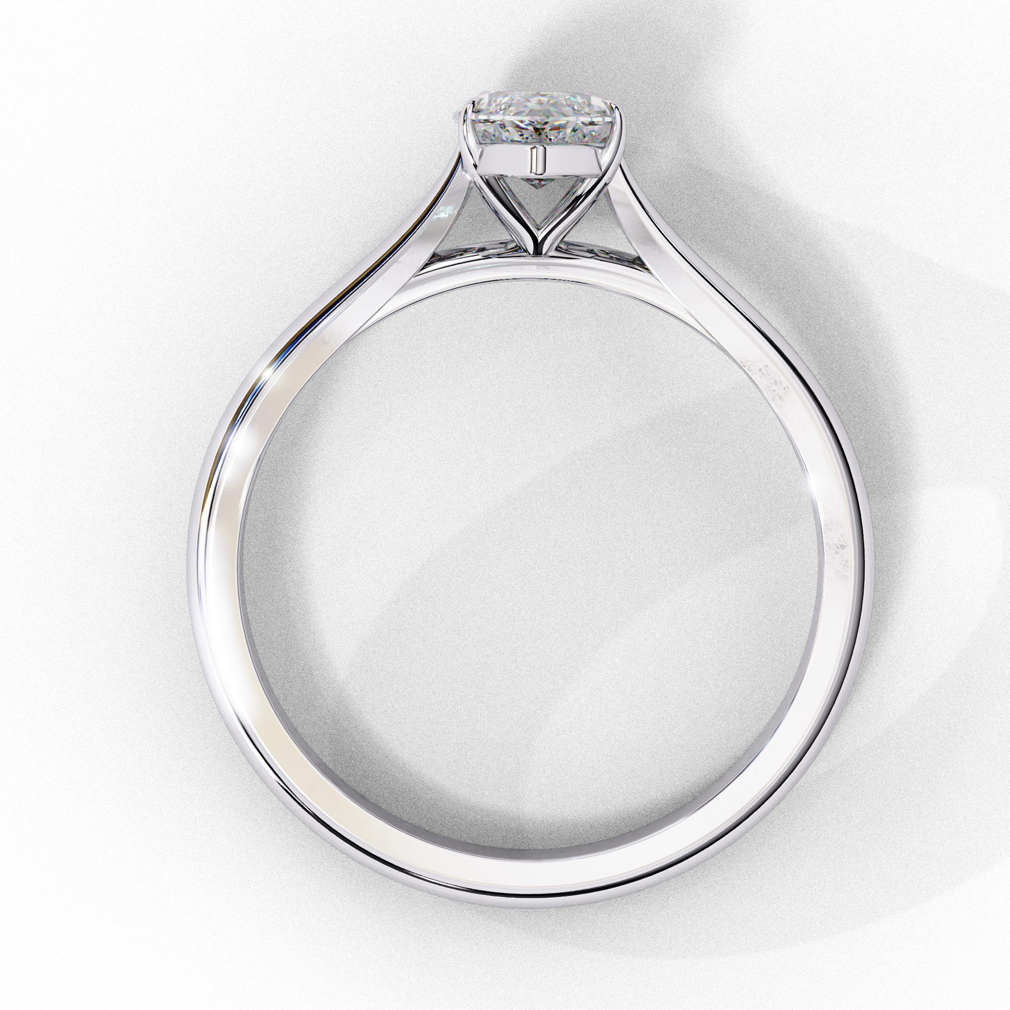 Arista Solitaire Ring