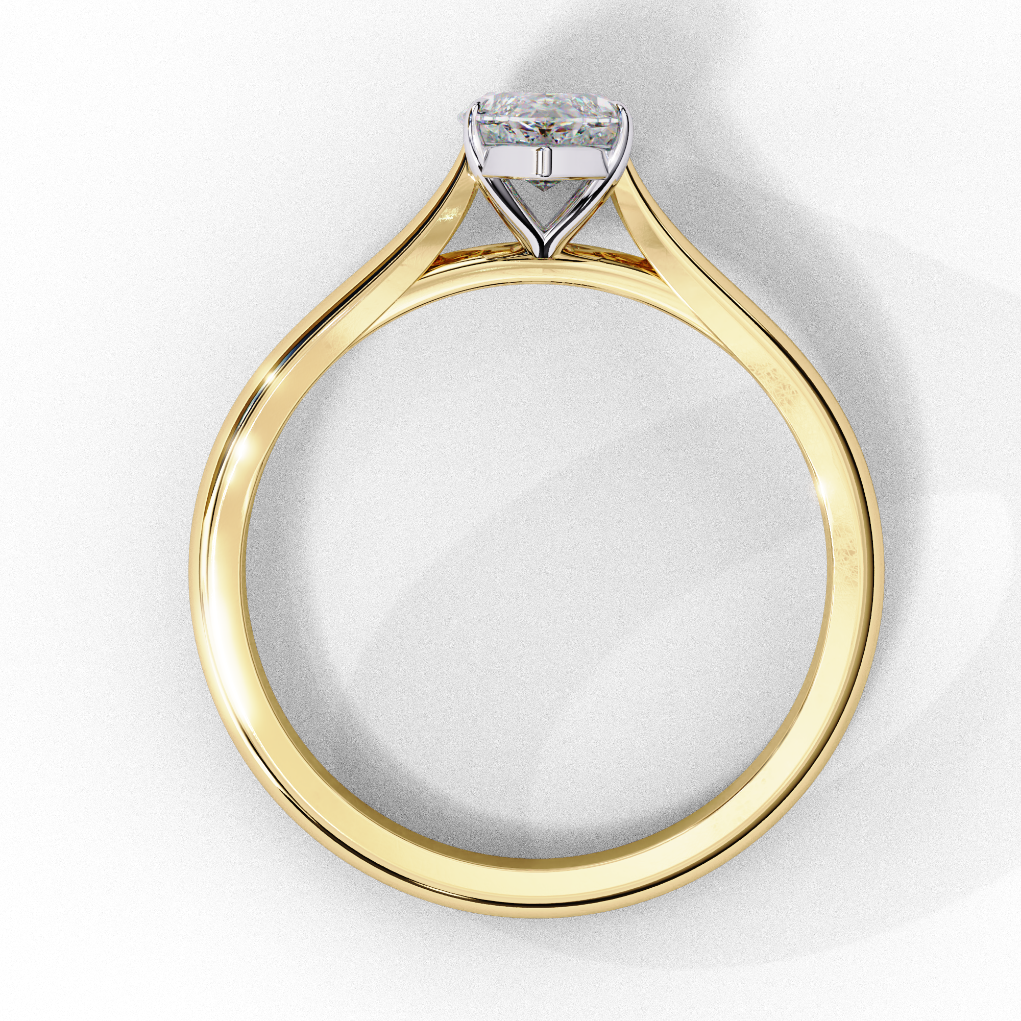 Arista Solitaire Ring