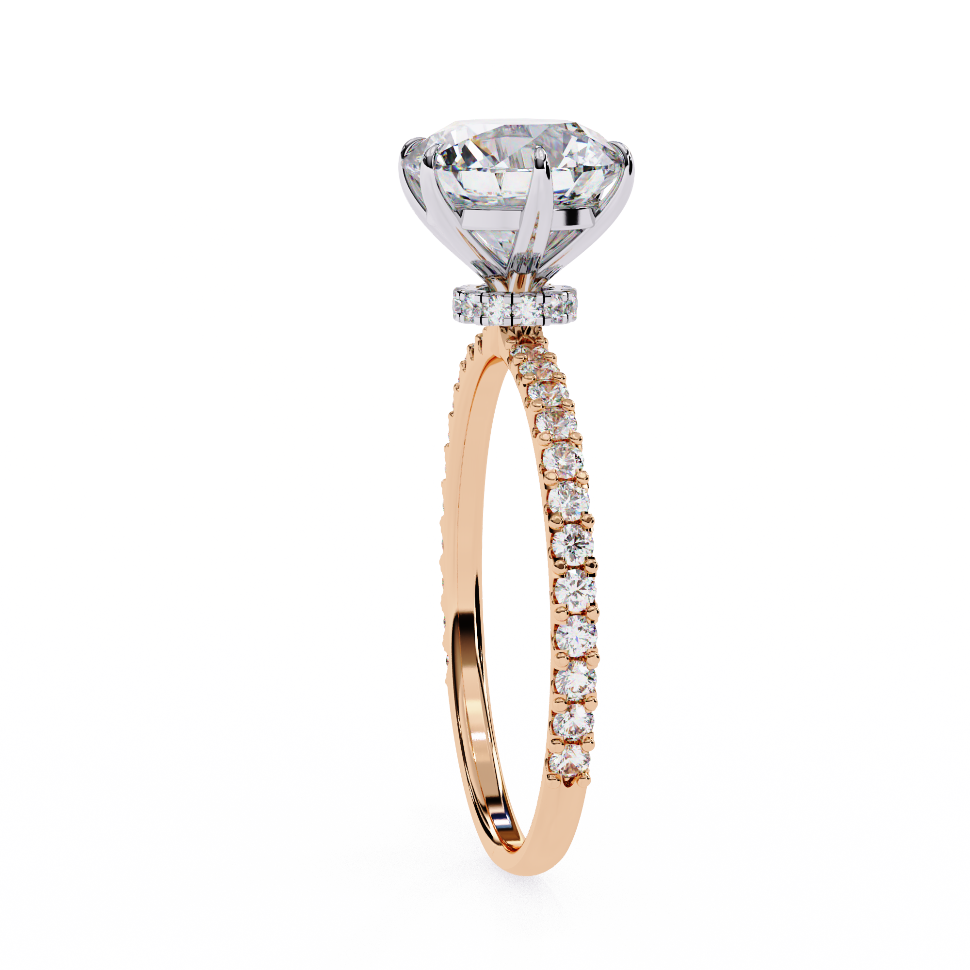 Aura Solitaire Ring