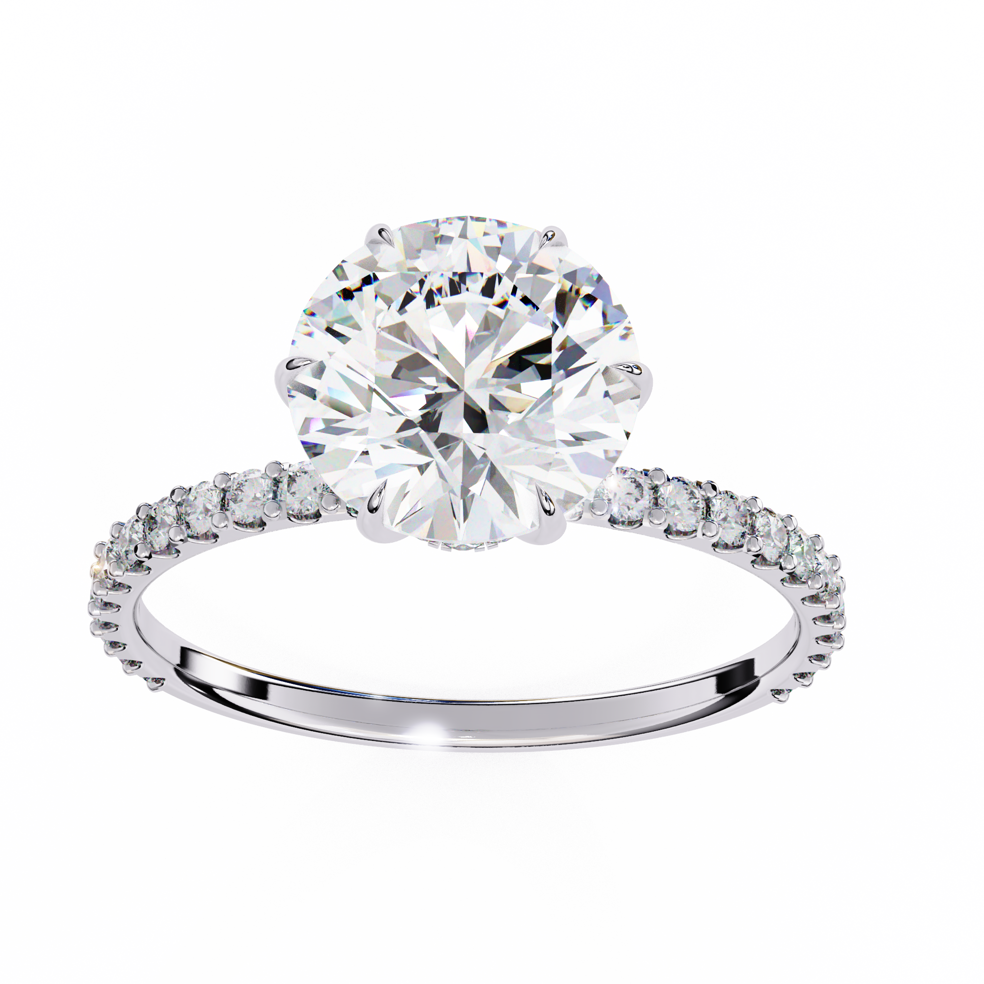 Aura Solitaire Ring