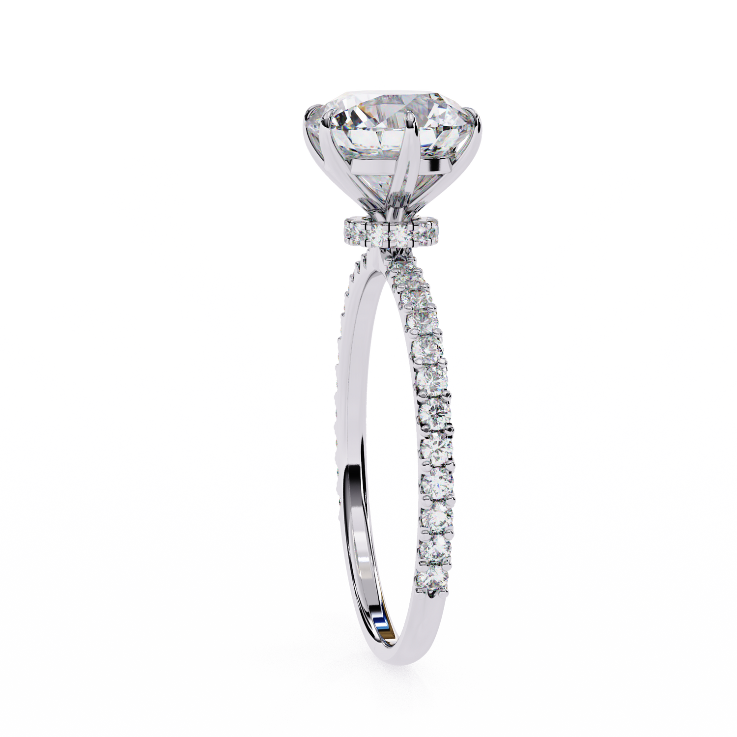 Aura Solitaire Ring