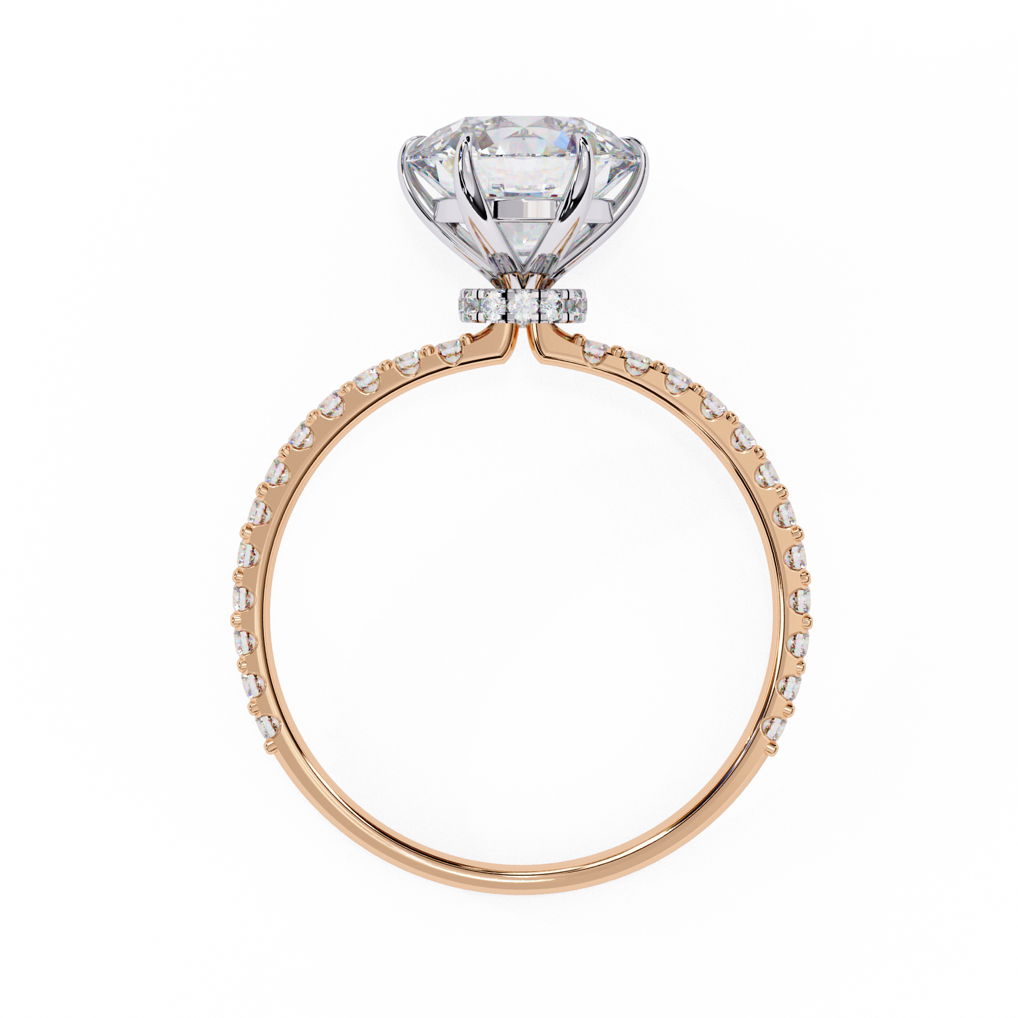 Aura Solitaire Ring