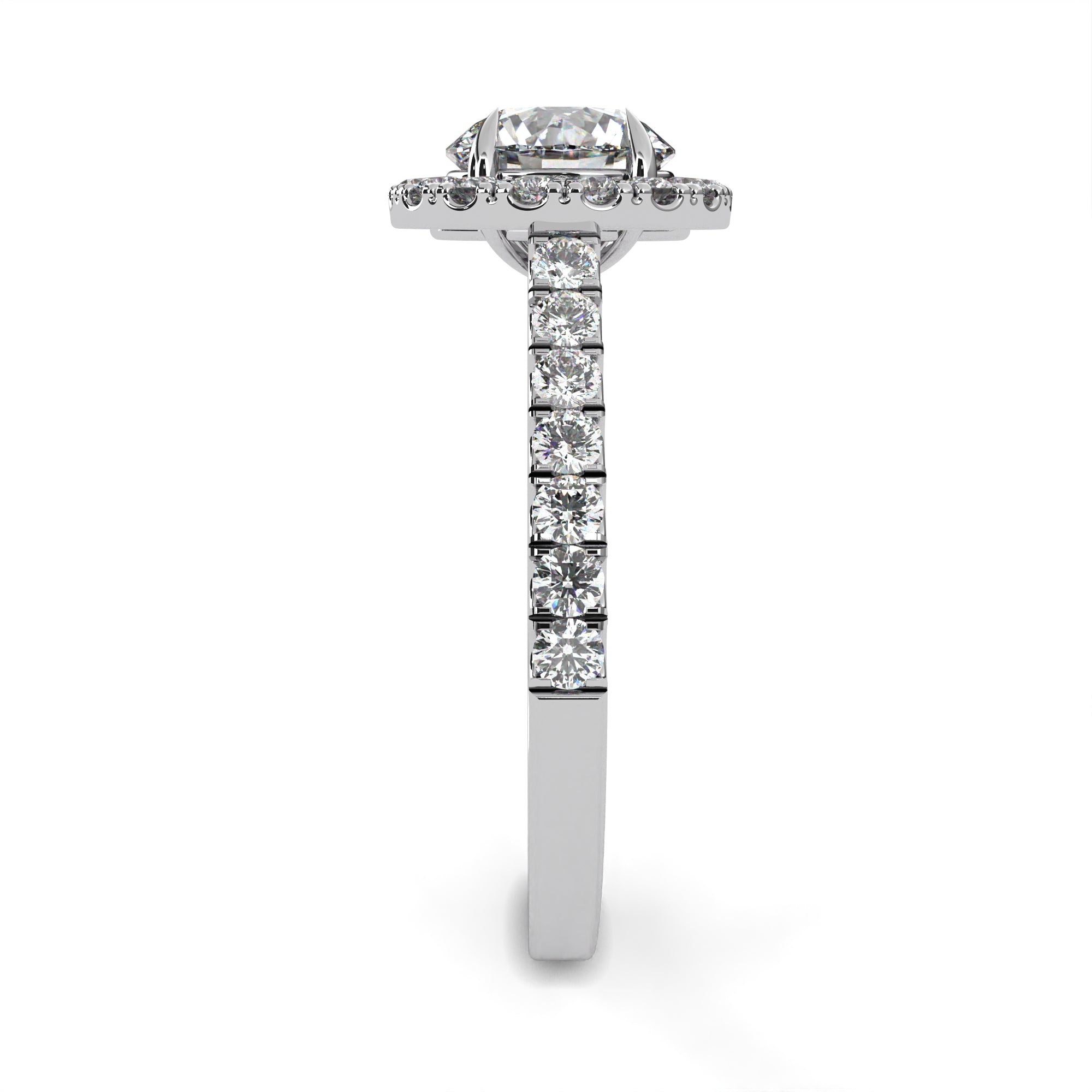 Zinnia Solitaire Ring