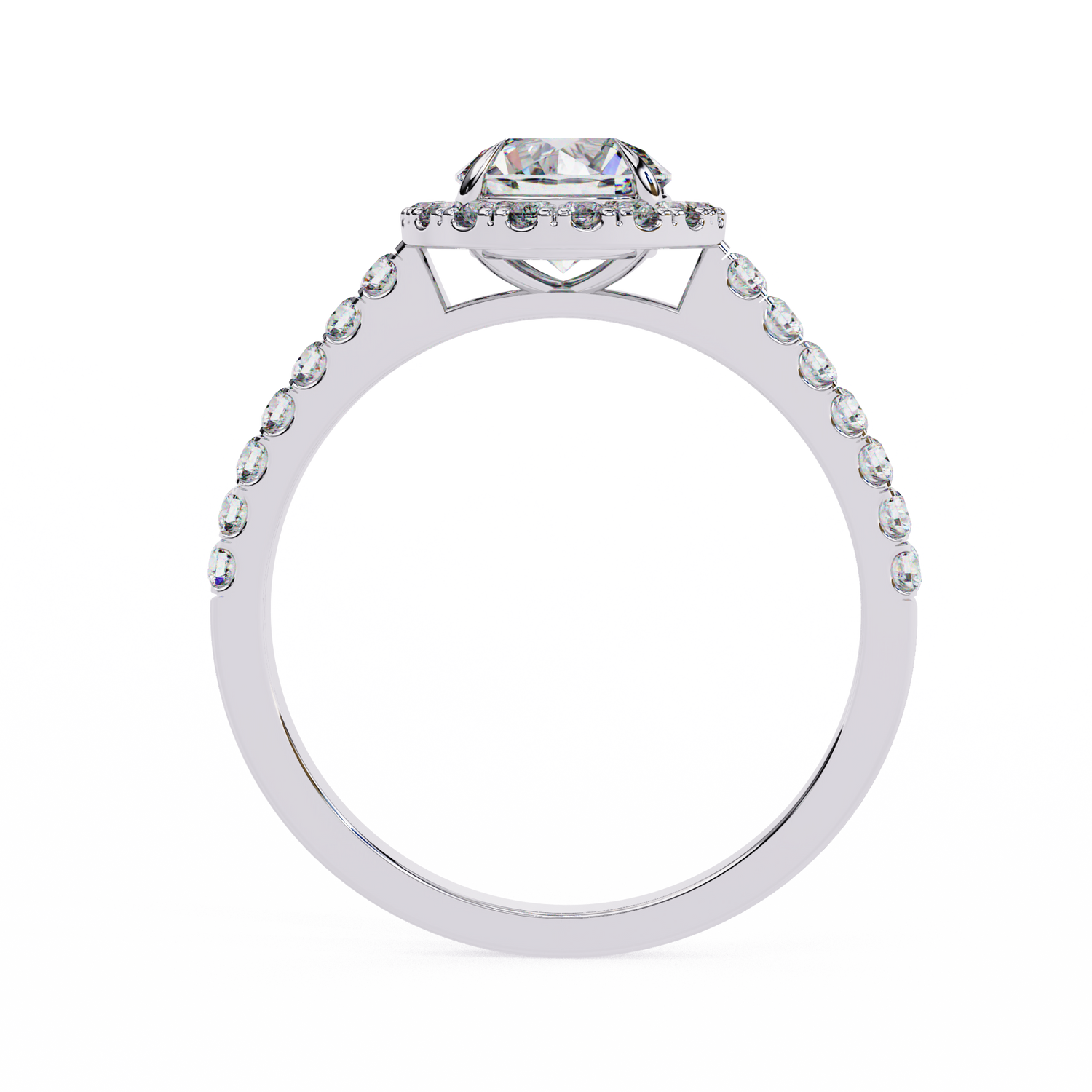 Zinnia Solitaire Ring