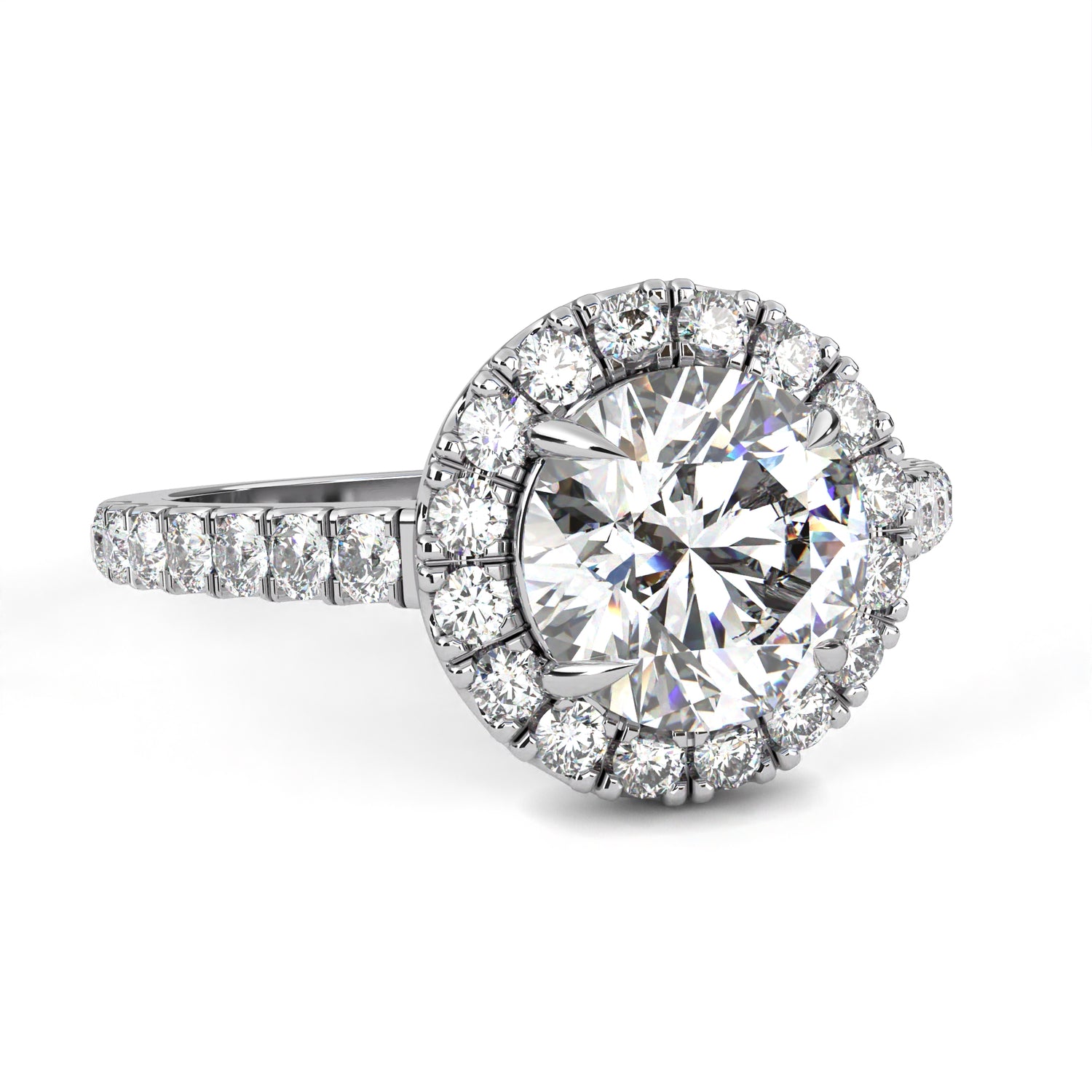 Zinnia Solitaire Ring