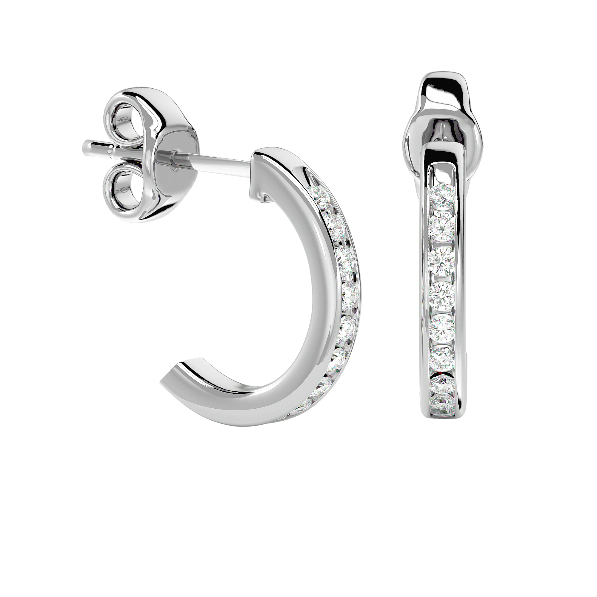 Roxanne Diamond Hoop