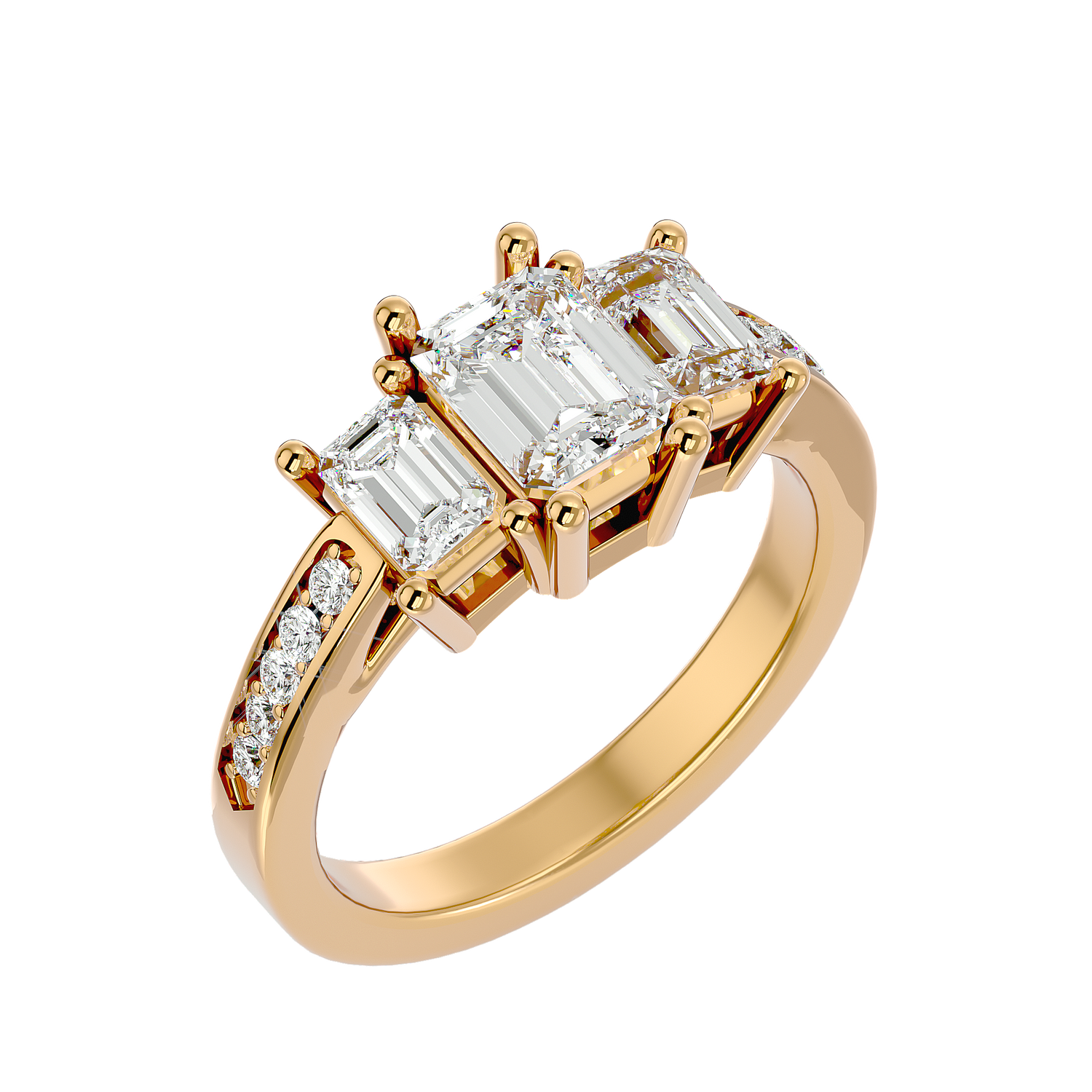 Sophia Three Stone Ring