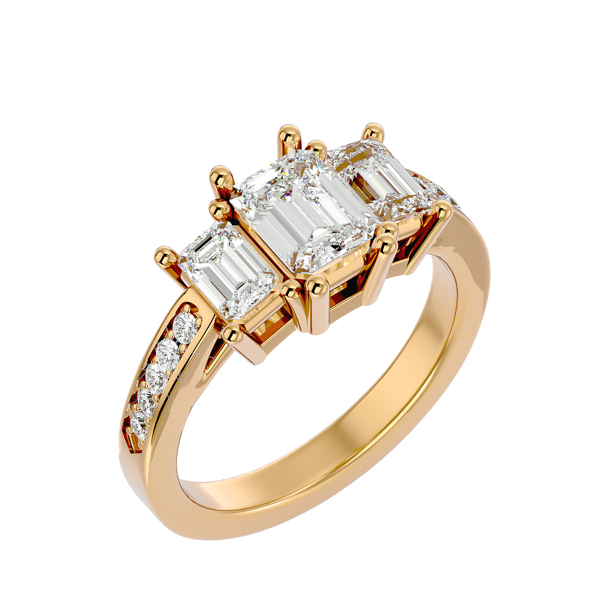 Sophia Three Stone Ring