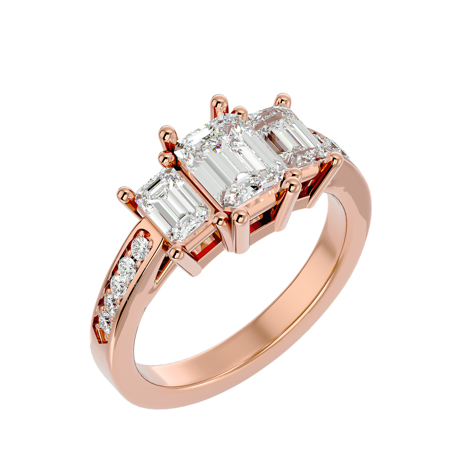 Sophia Three Stone Ring