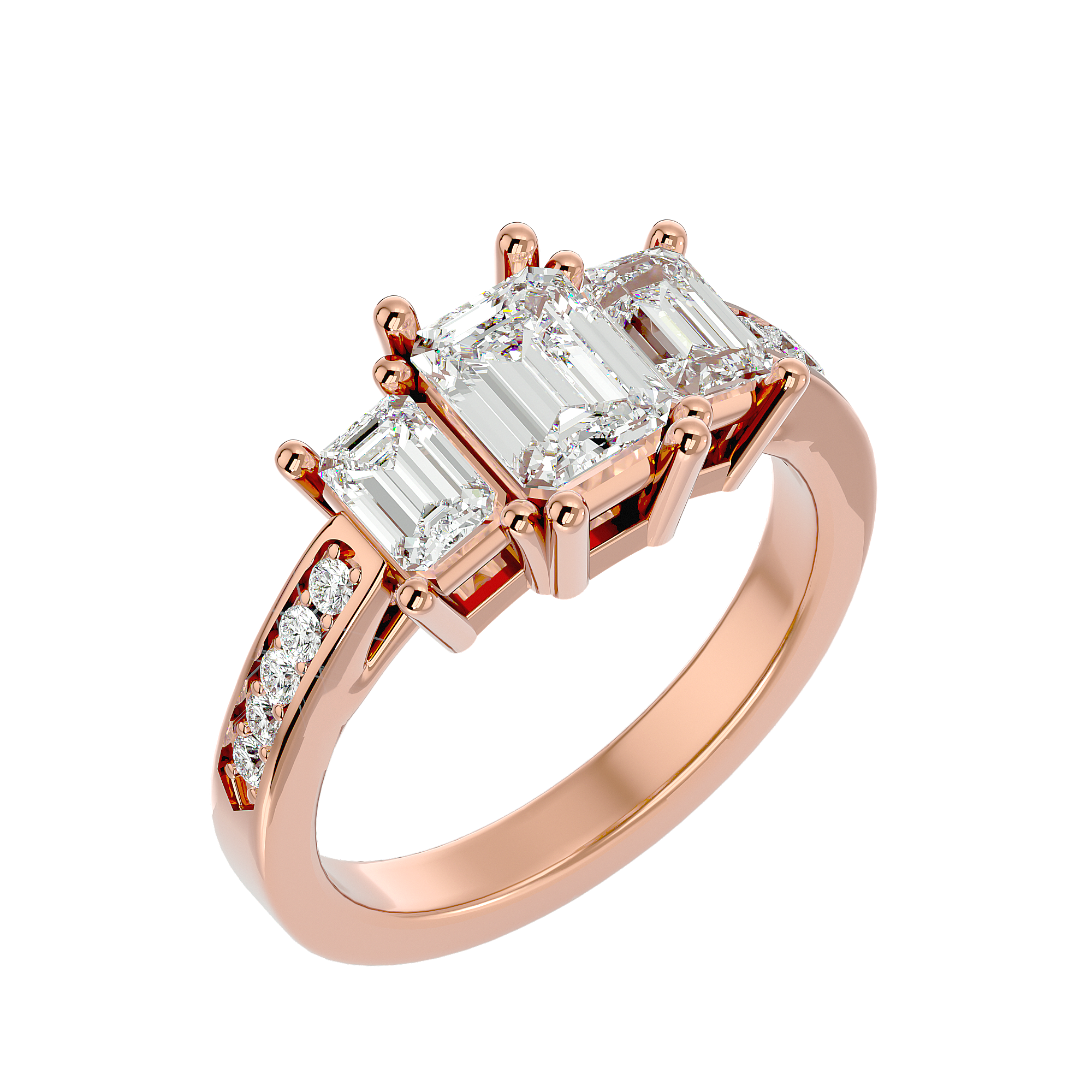 Sophia Three Stone Ring