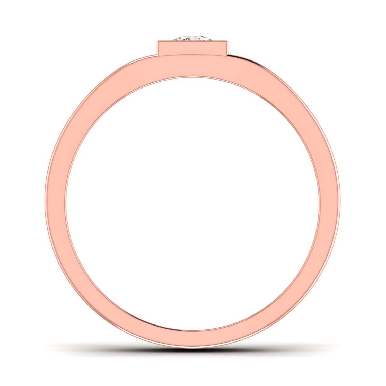 Stuart Solitaire Mens Ring