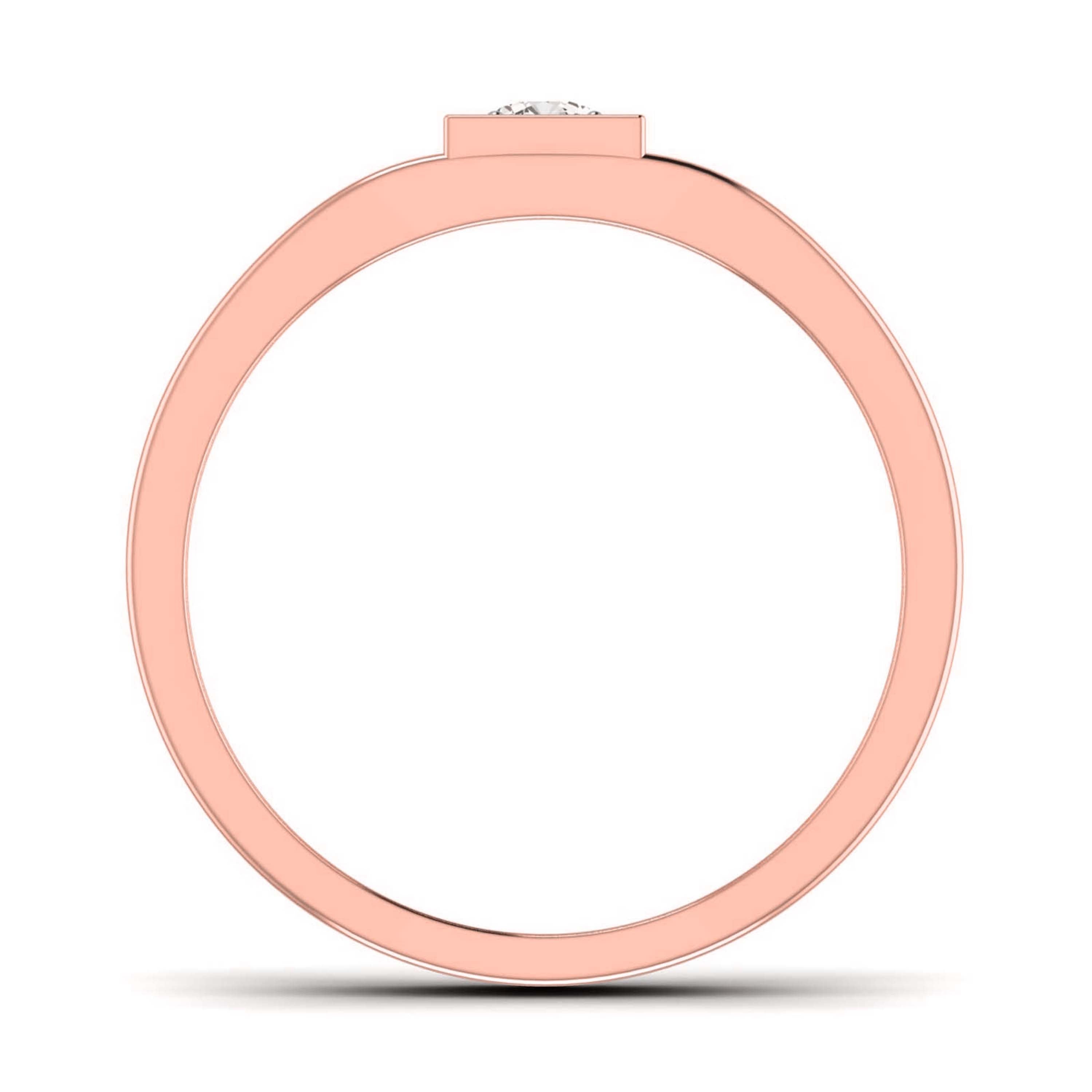 Stuart Solitaire Mens Ring