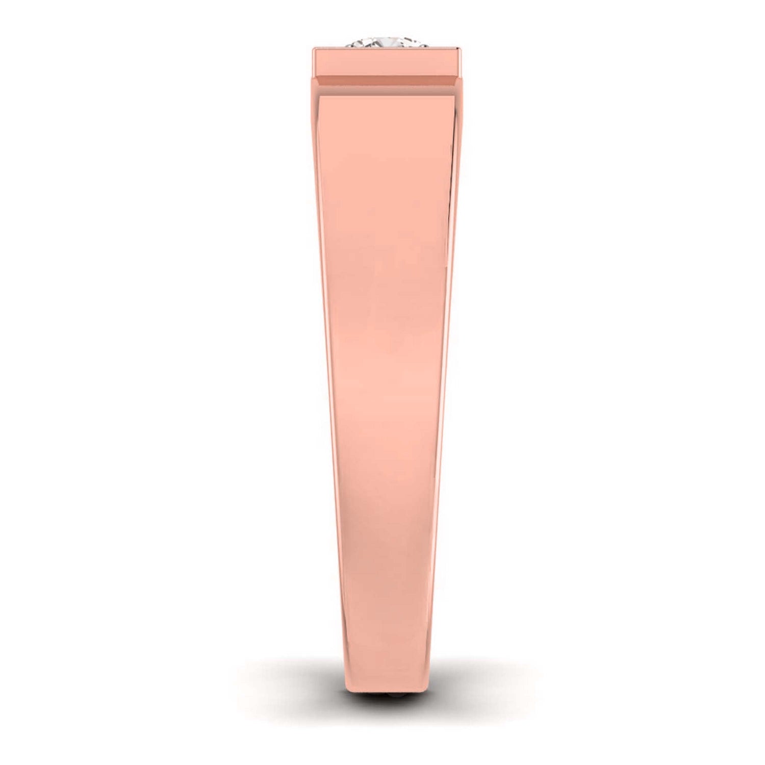 Stuart Solitaire Mens Ring