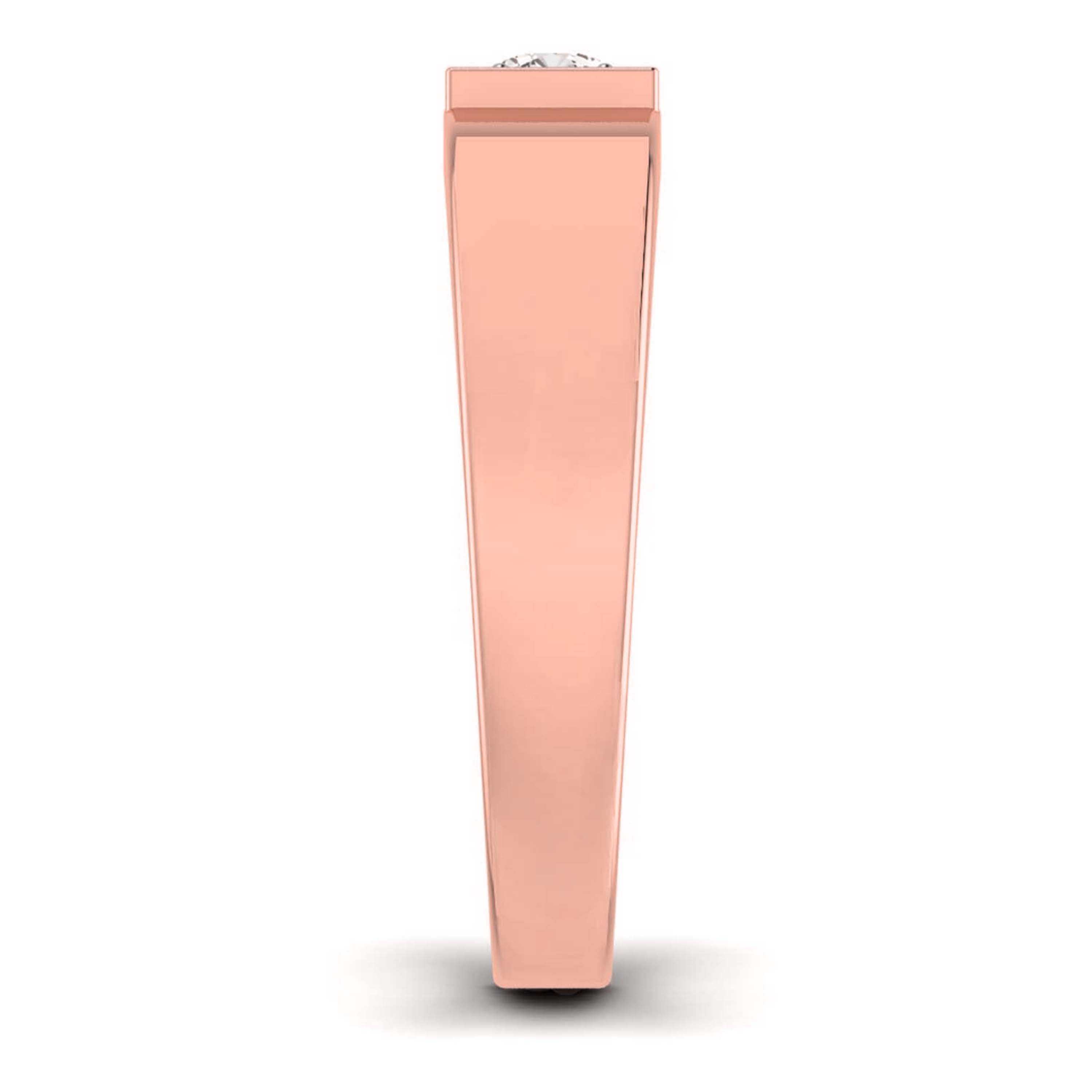 Stuart Solitaire Mens Ring