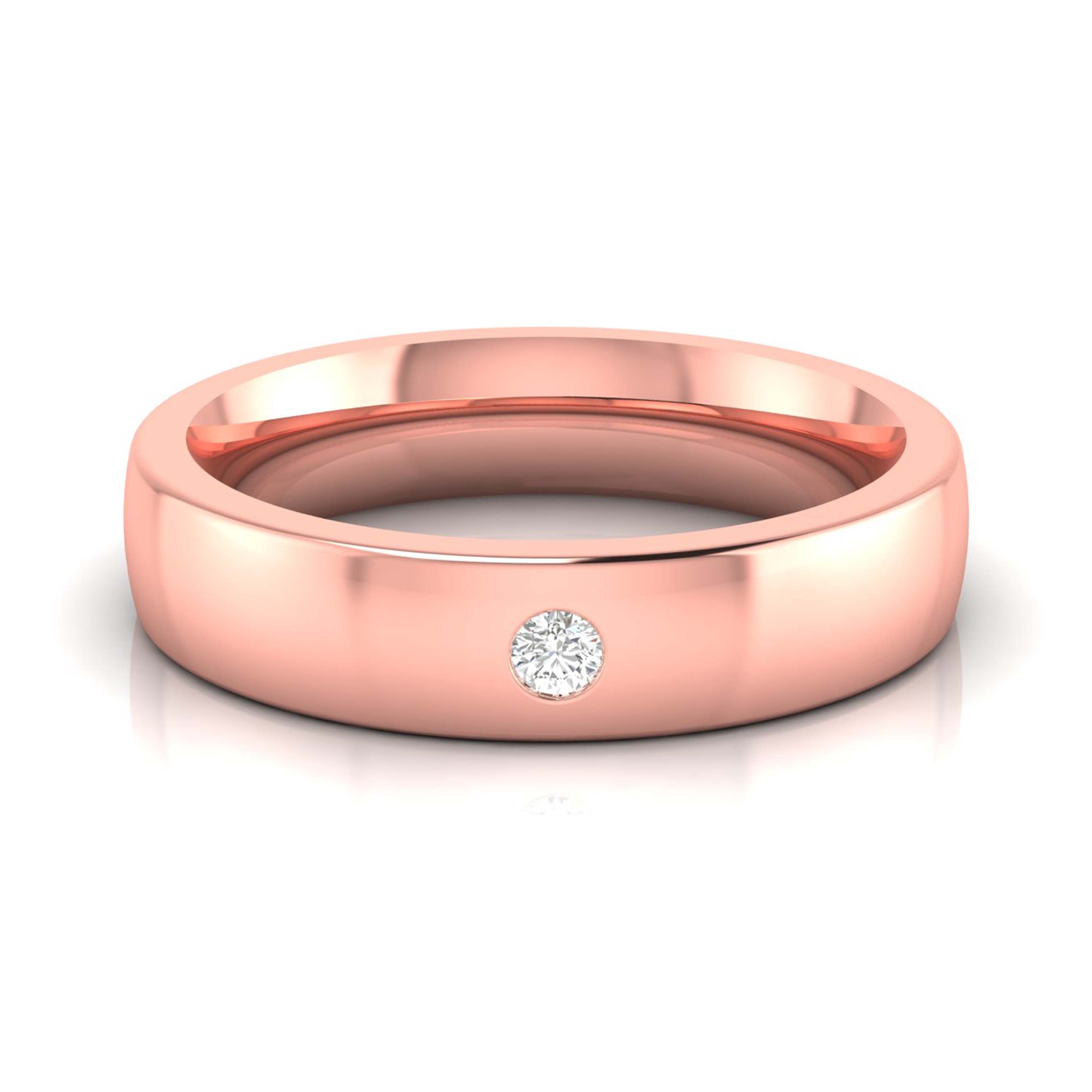 Xavier Solitaire Mens Ring