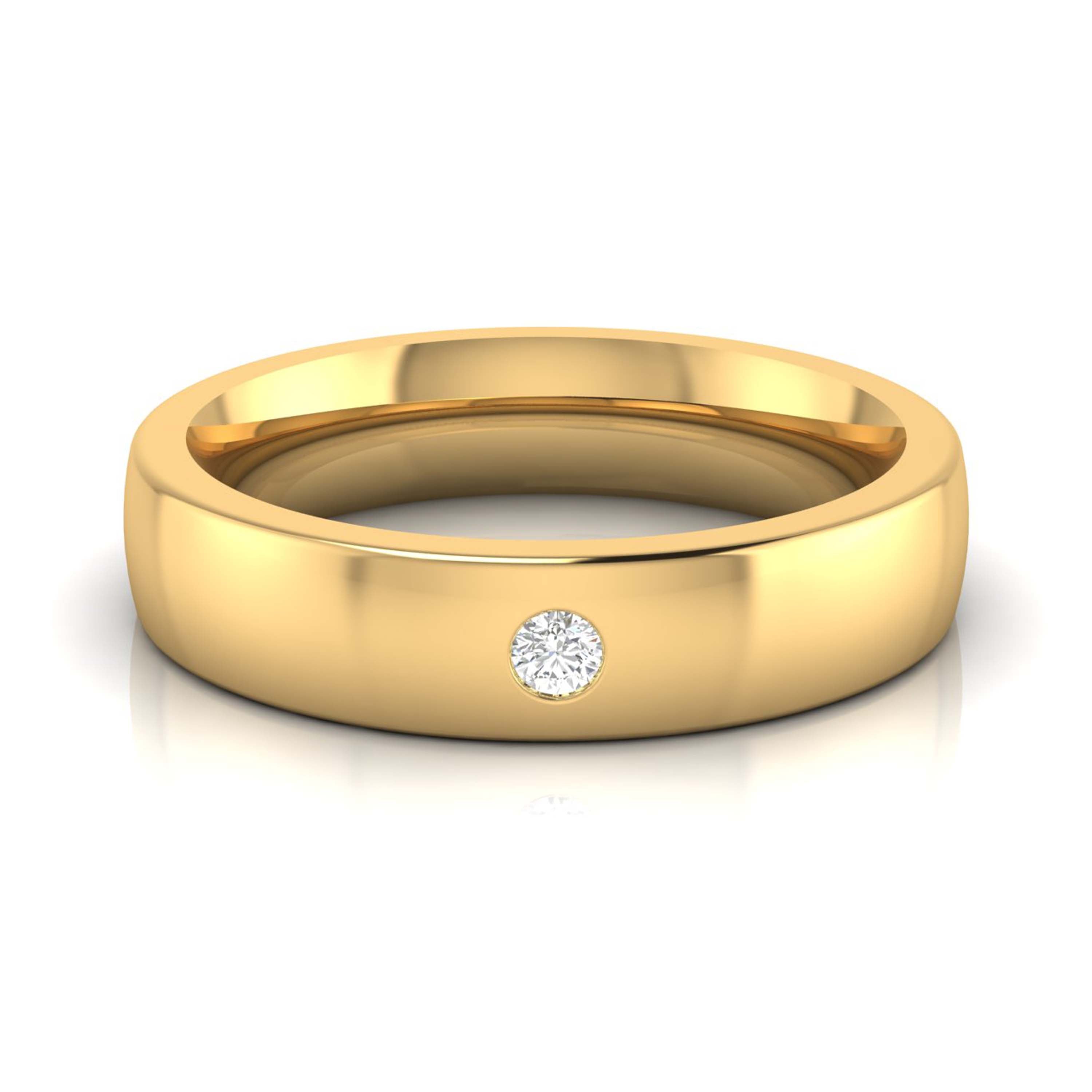 Xavier Solitaire Mens Ring