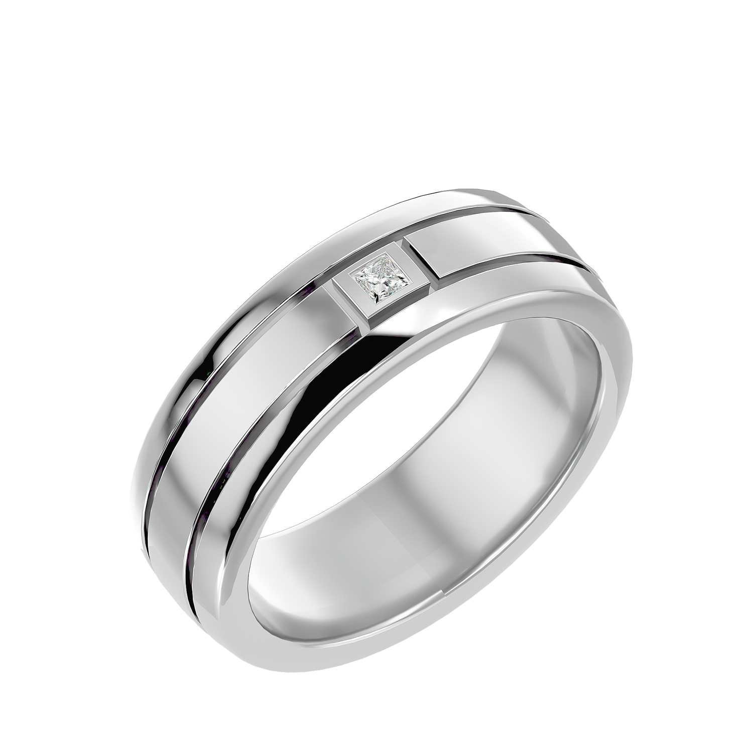 Beatrice Mens Studded Ring