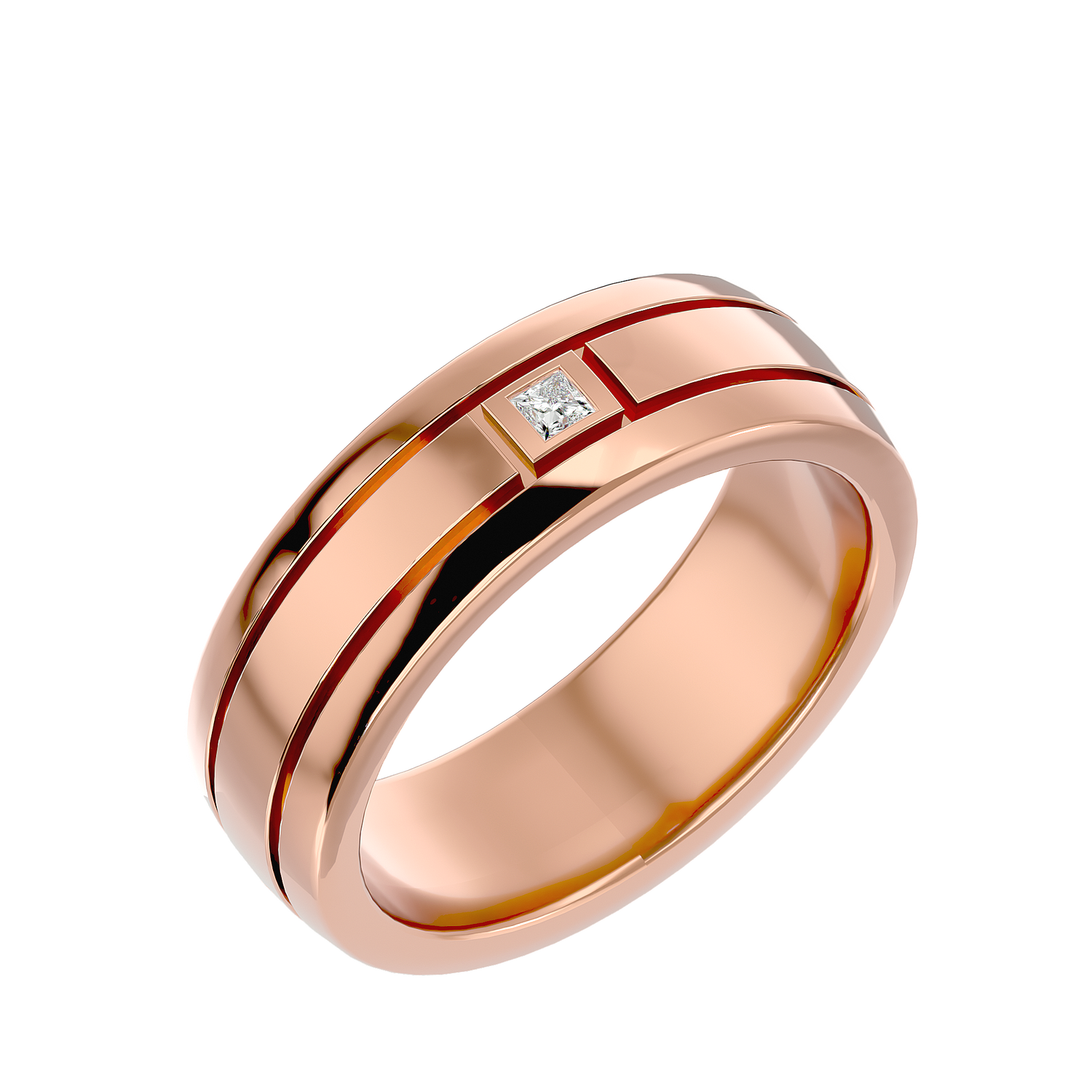 Beatrice Mens Studded Ring