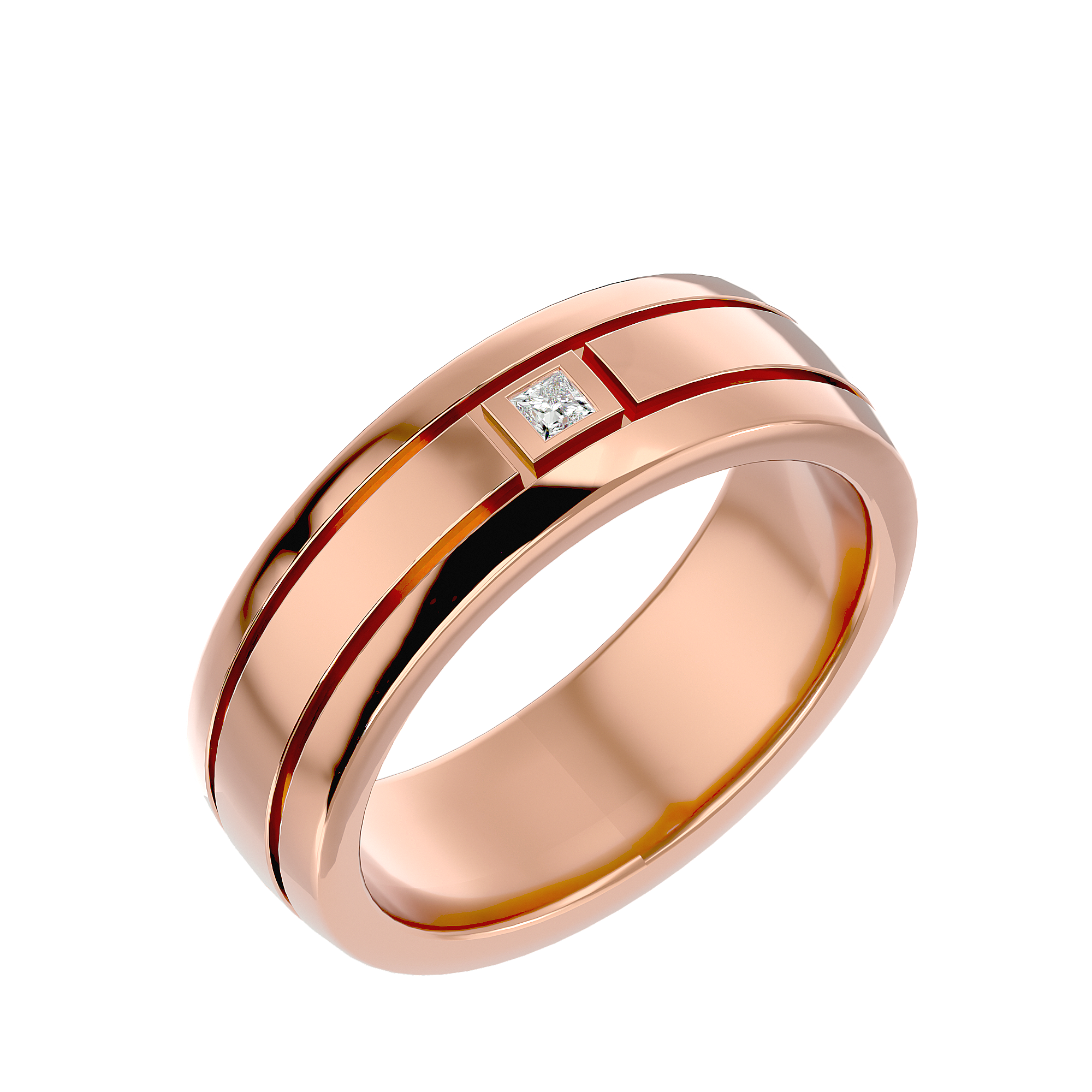 Beatrice Mens Studded Ring