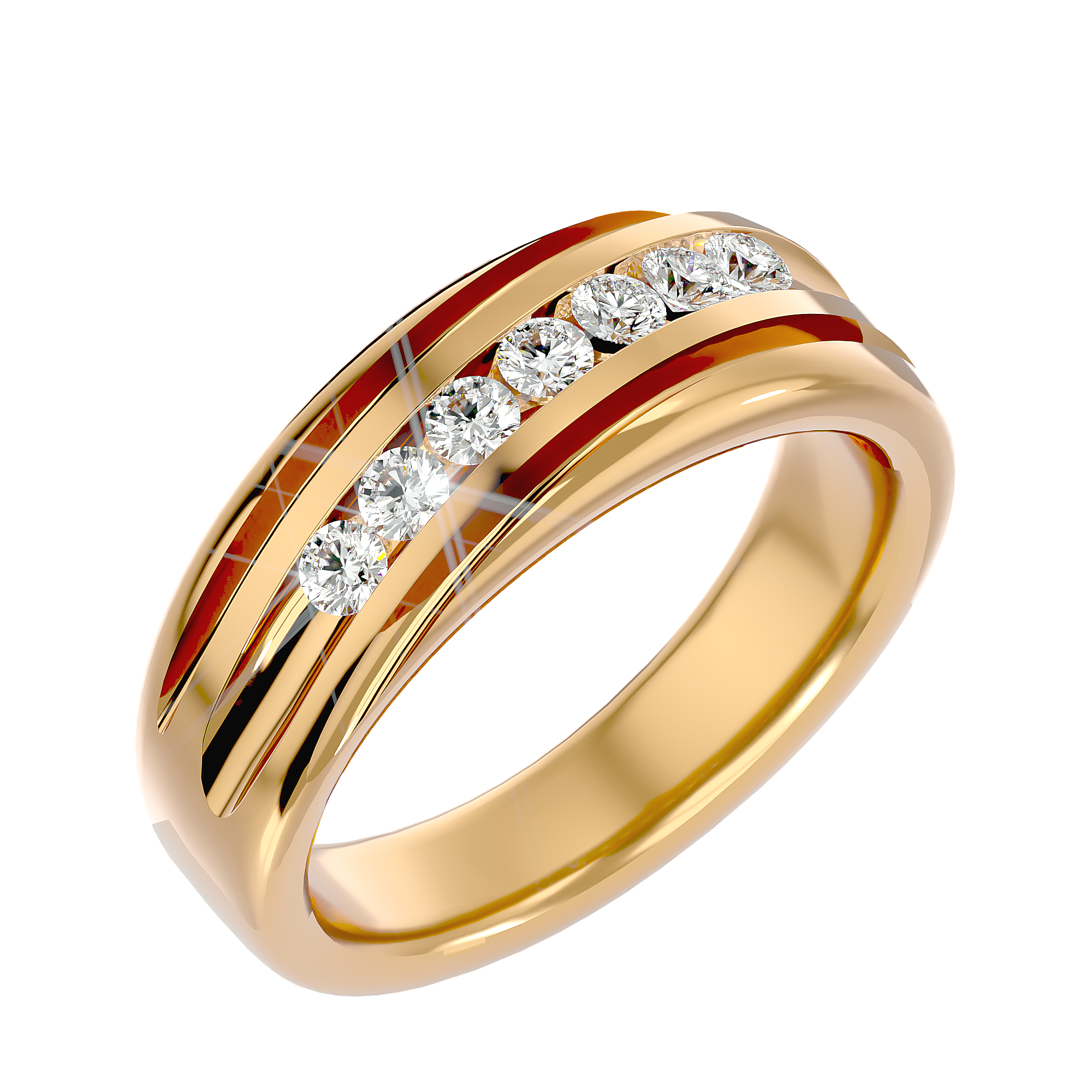 Bernice Mens Studded Ring