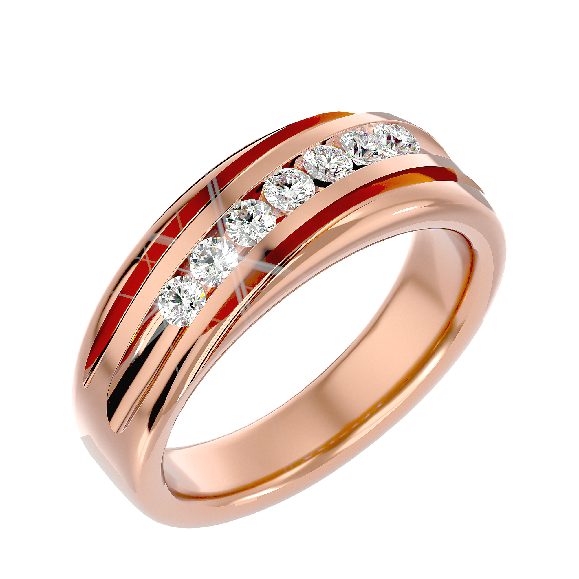 Bernice Mens Studded Ring