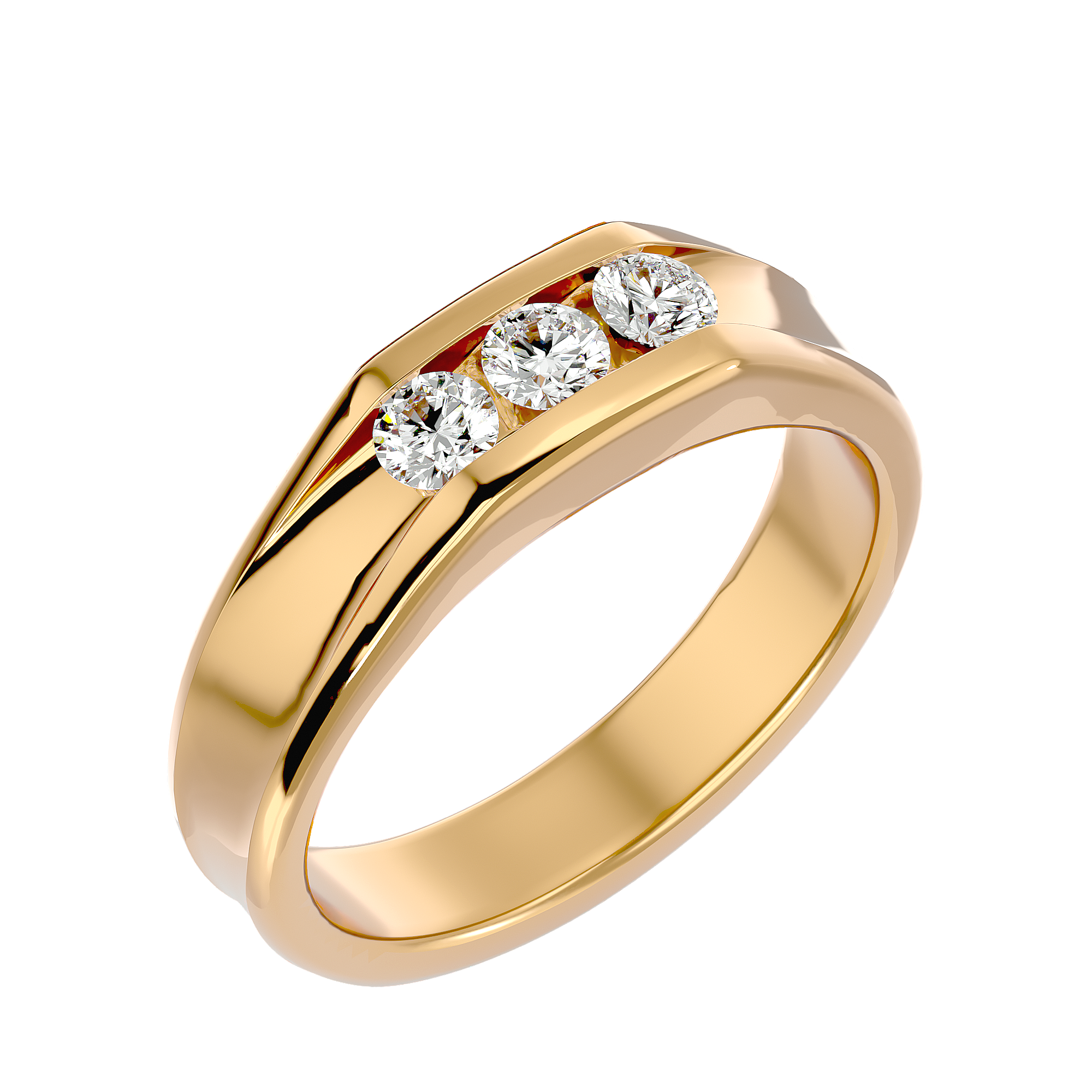Bethany Mens Studded Ring