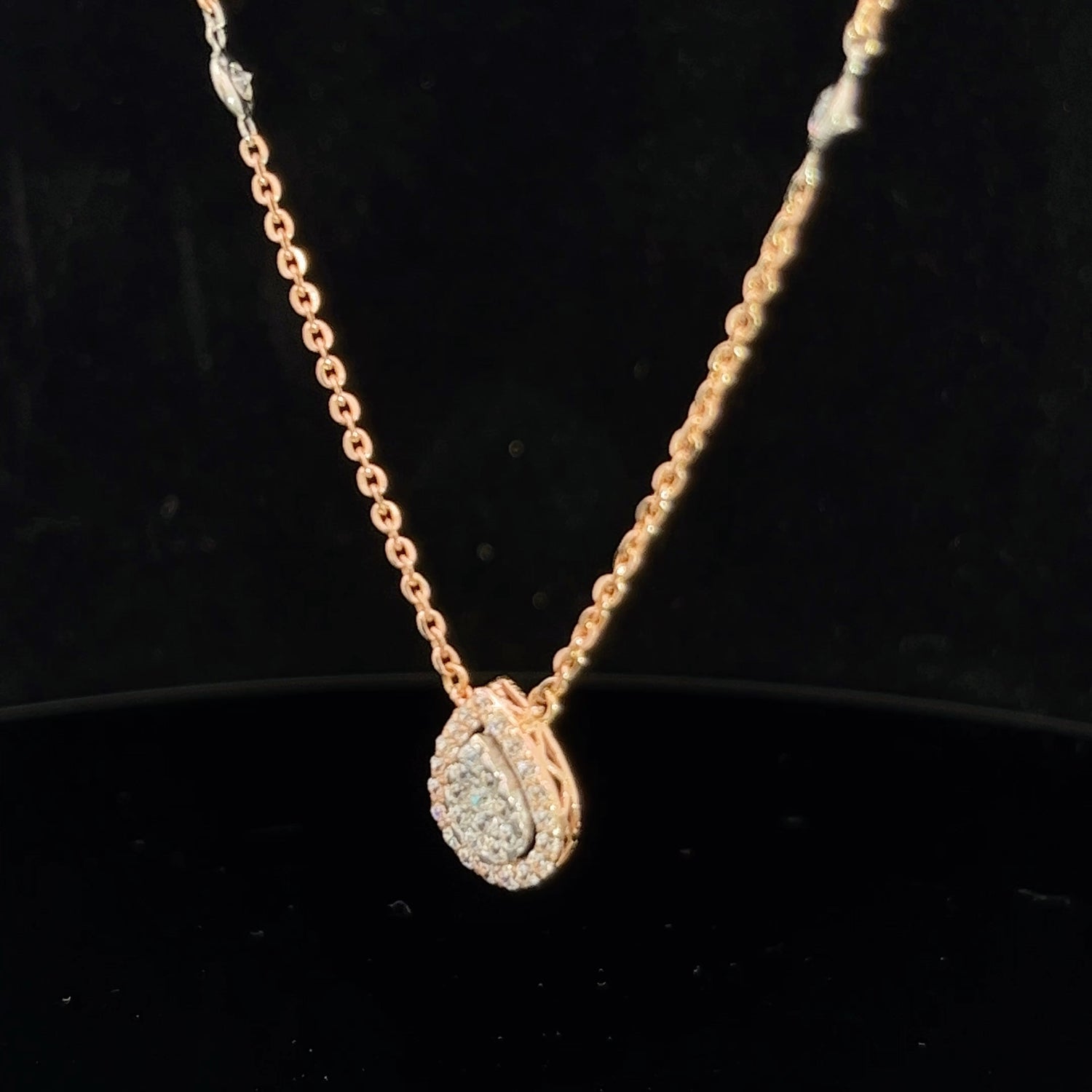 Natalia  Italian Gold Pendant Set