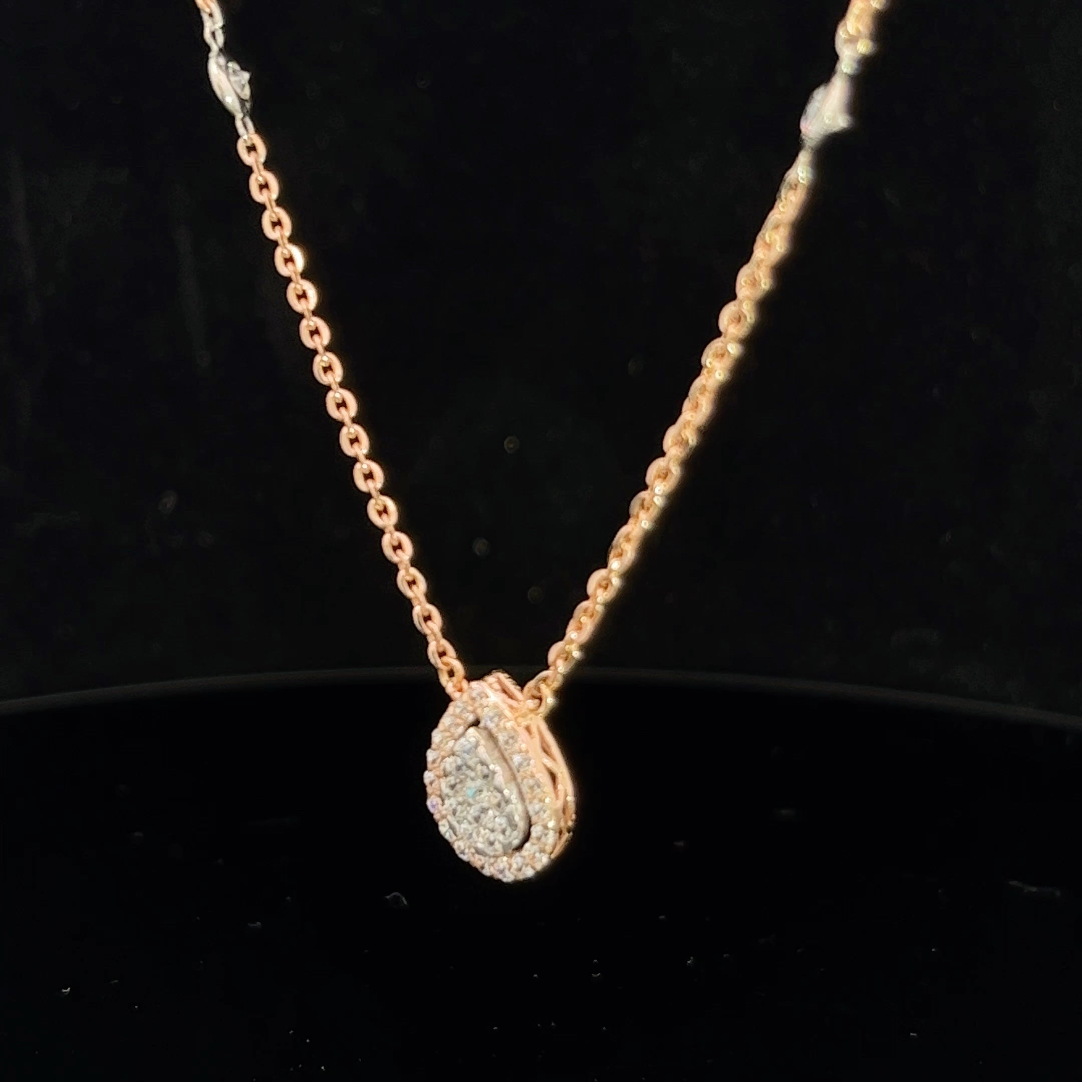 Natalia  Italian Gold Pendant Set