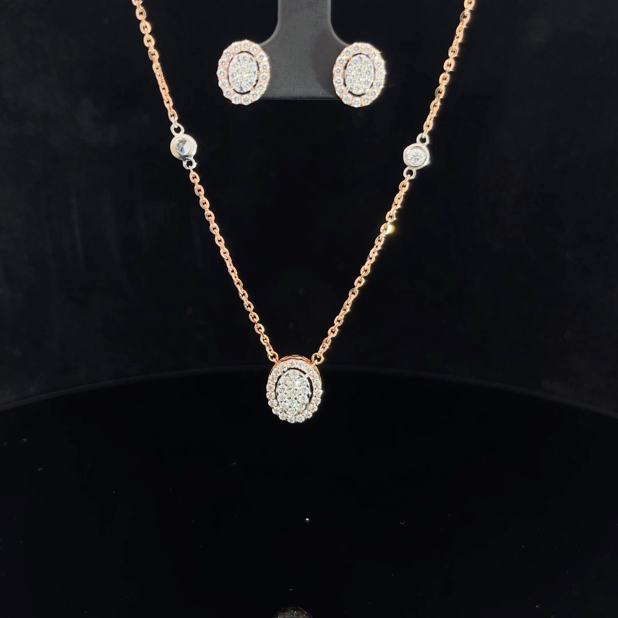 Rebecca Italian Gold Pendant Set