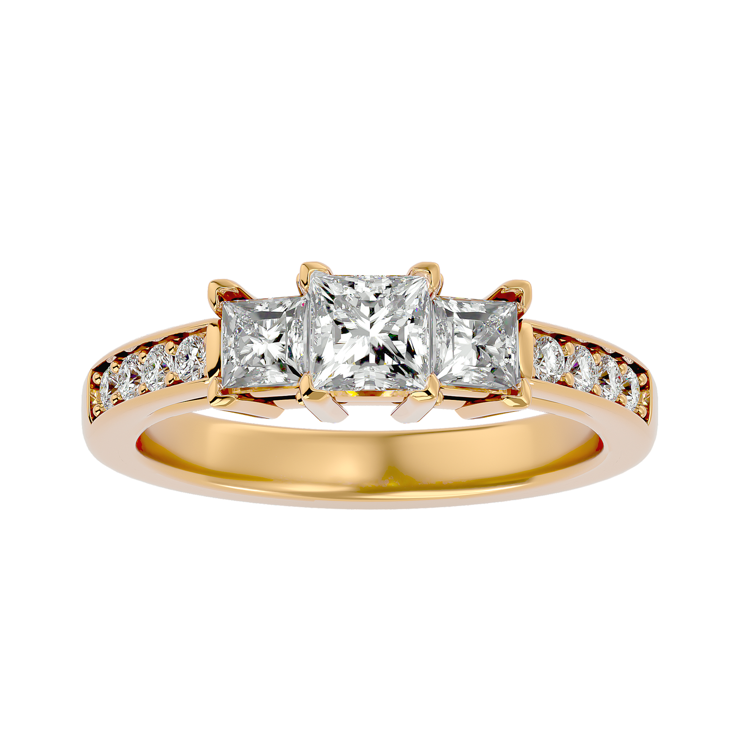 Katniss Three Stone Ring