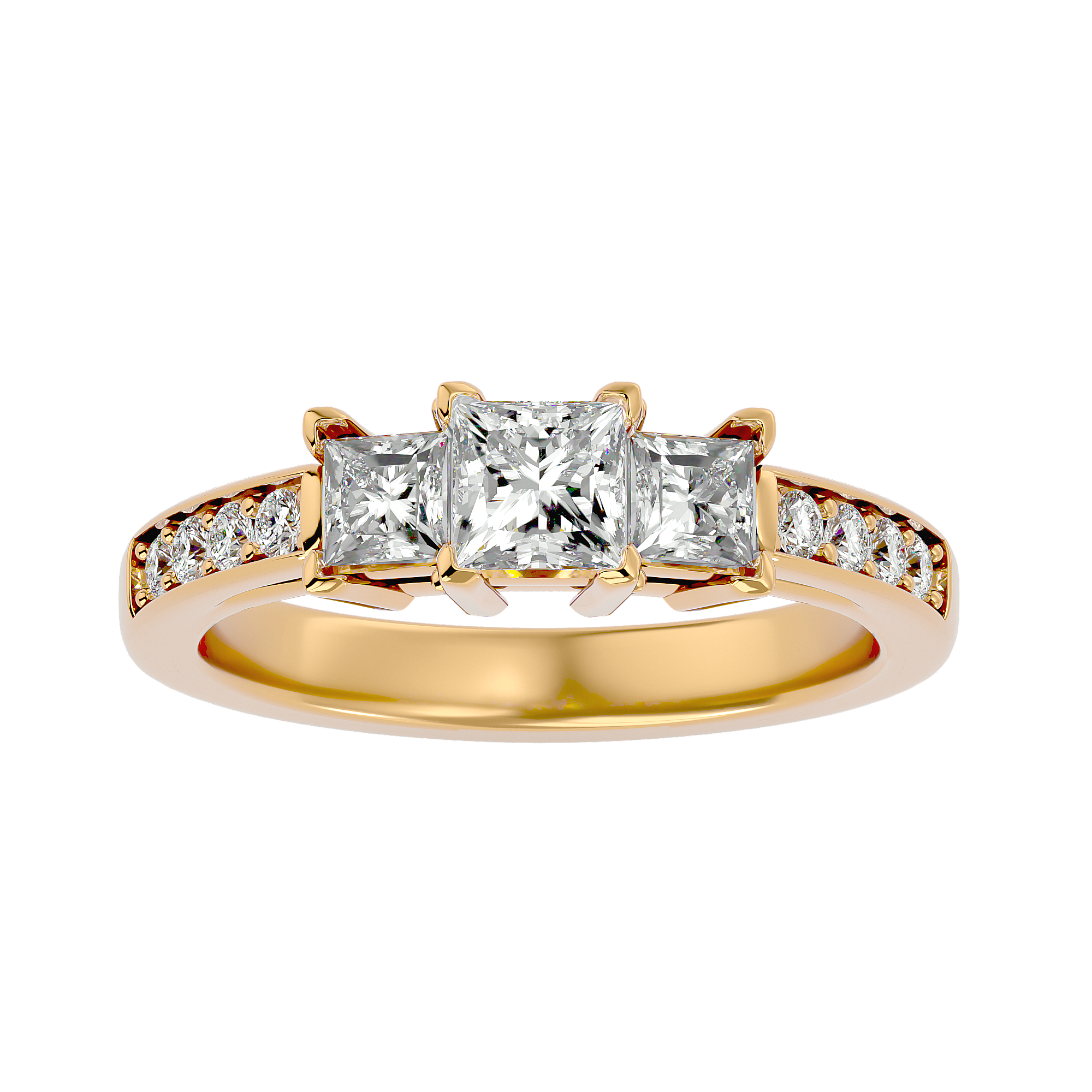 Katniss Three Stone Ring