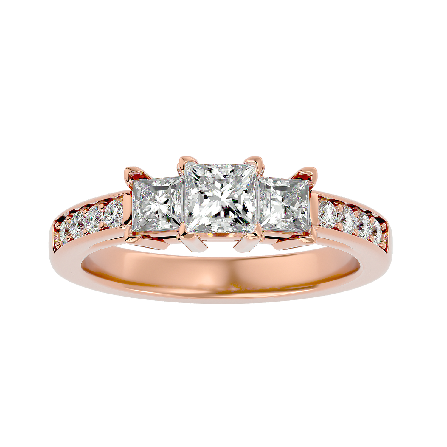 Katniss Three Stone Ring