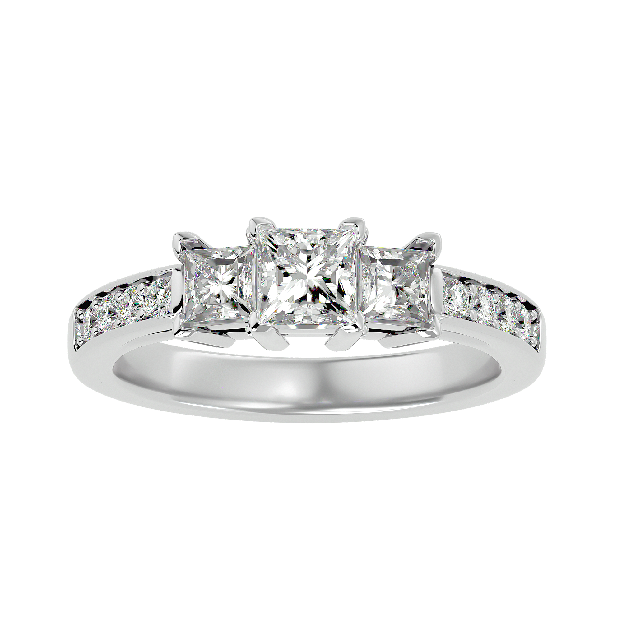 Katniss Three Stone Ring