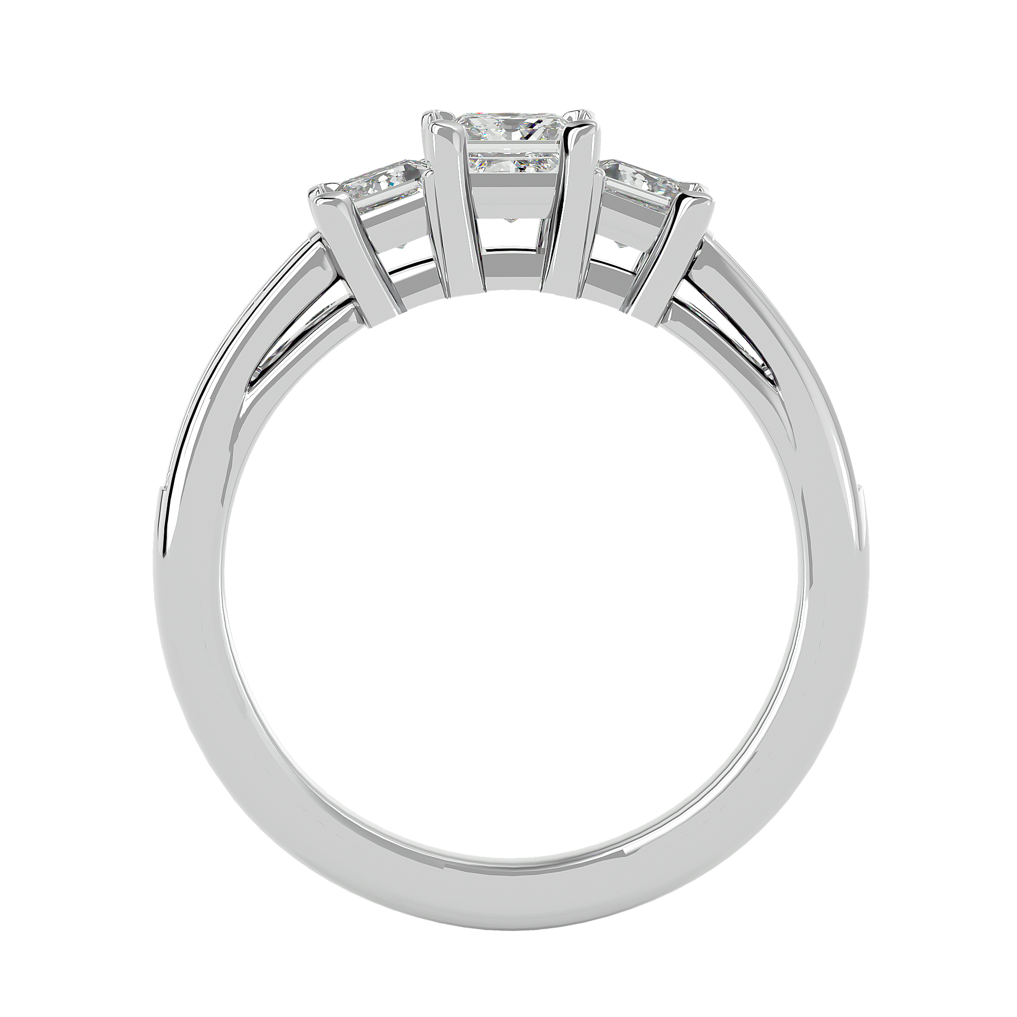 Katniss Three Stone Ring