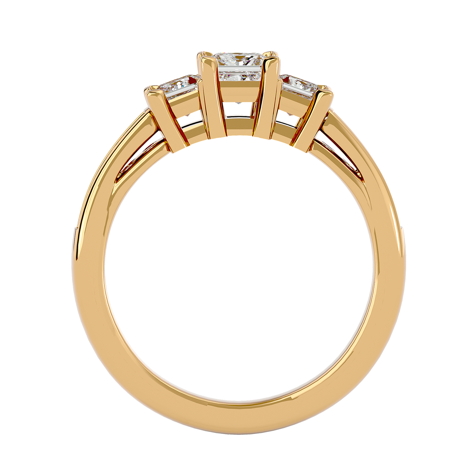 Katniss Three Stone Ring