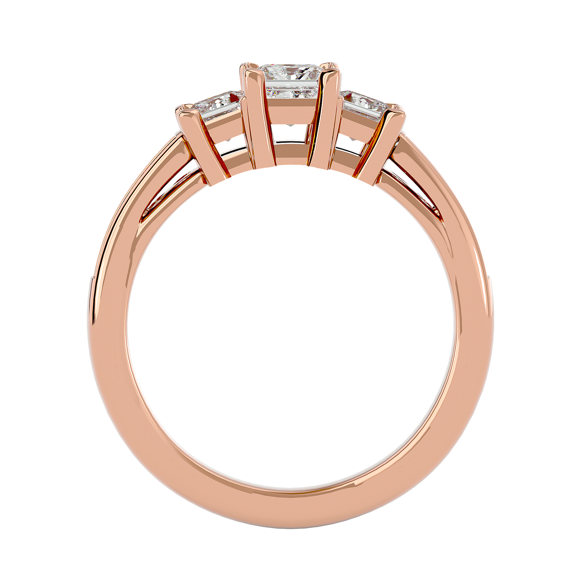 Katniss Three Stone Ring