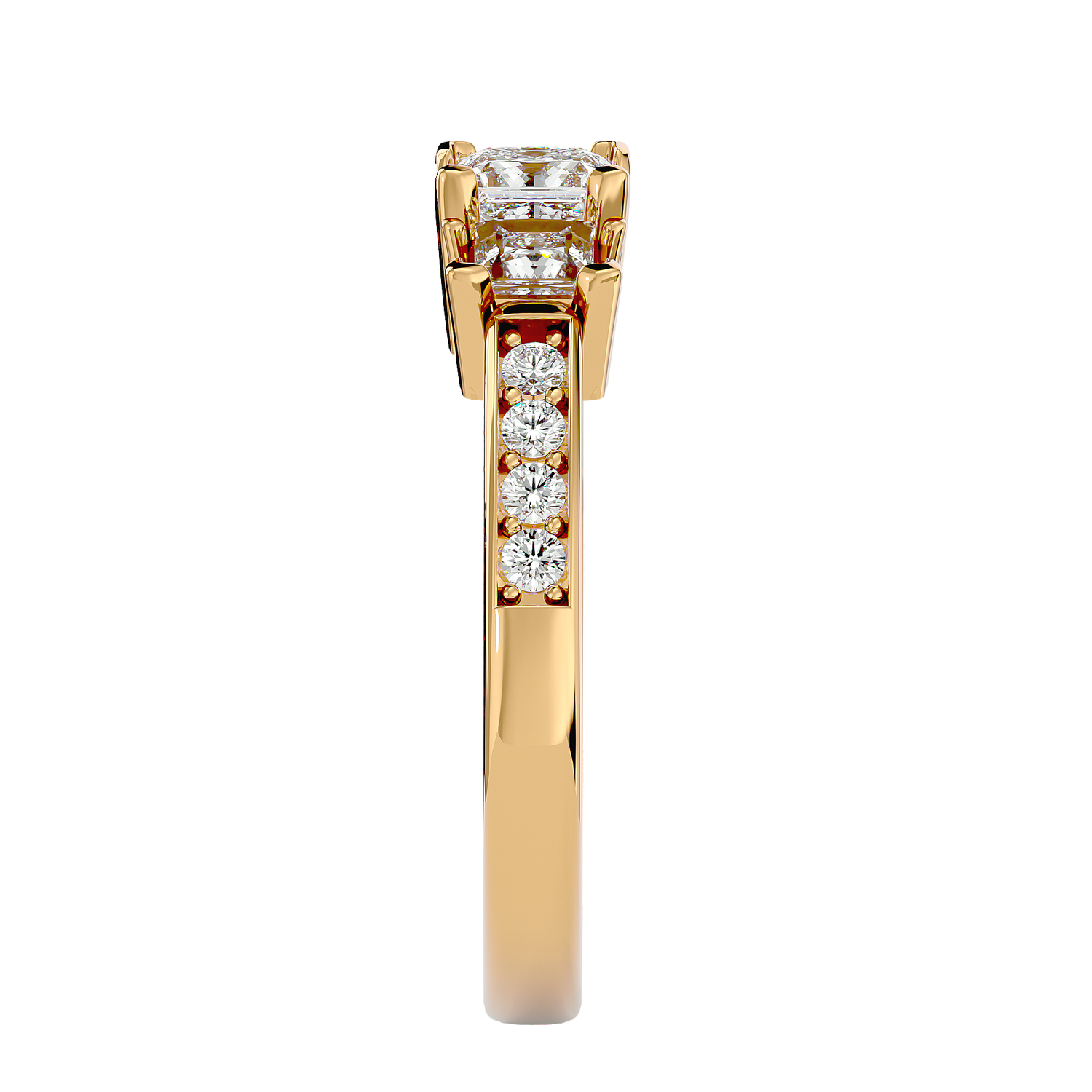 Katniss Three Stone Ring